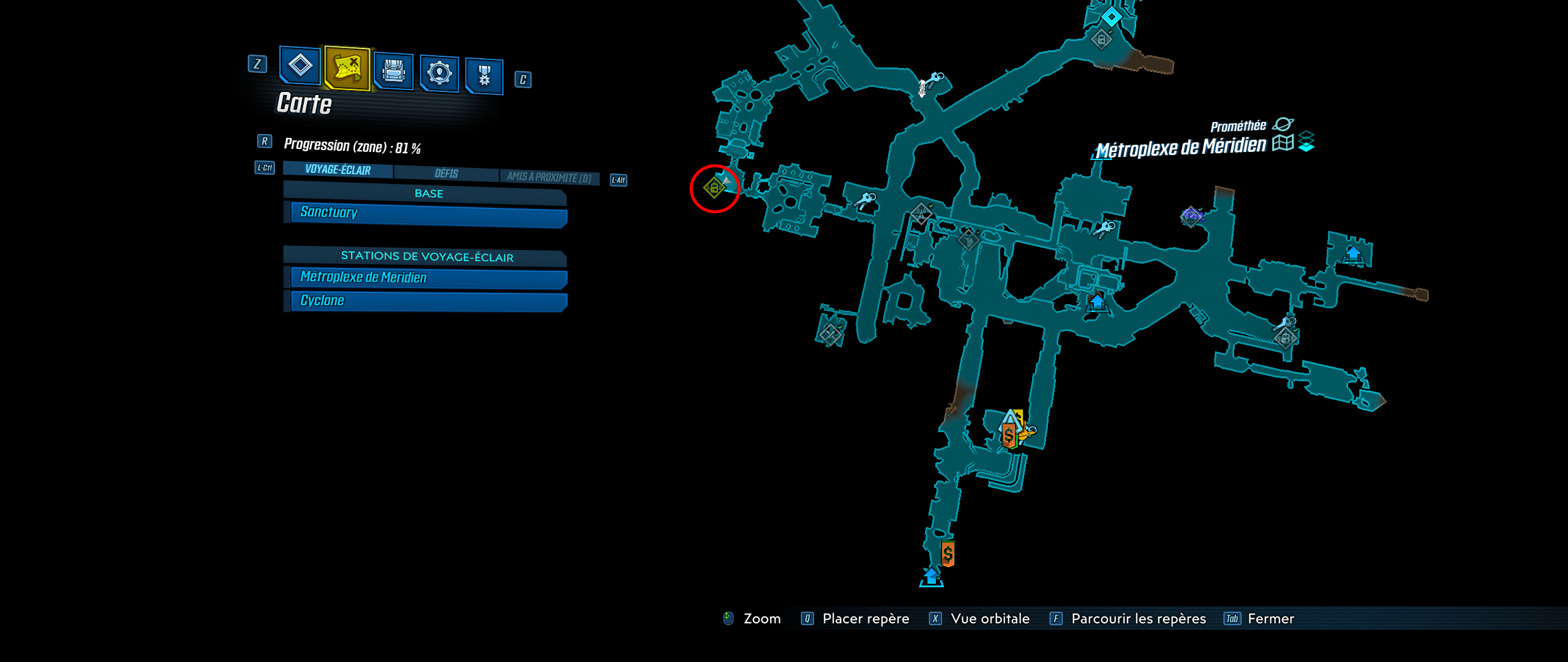 guide borderlands 3 emplacements enregistrements de typhon 42