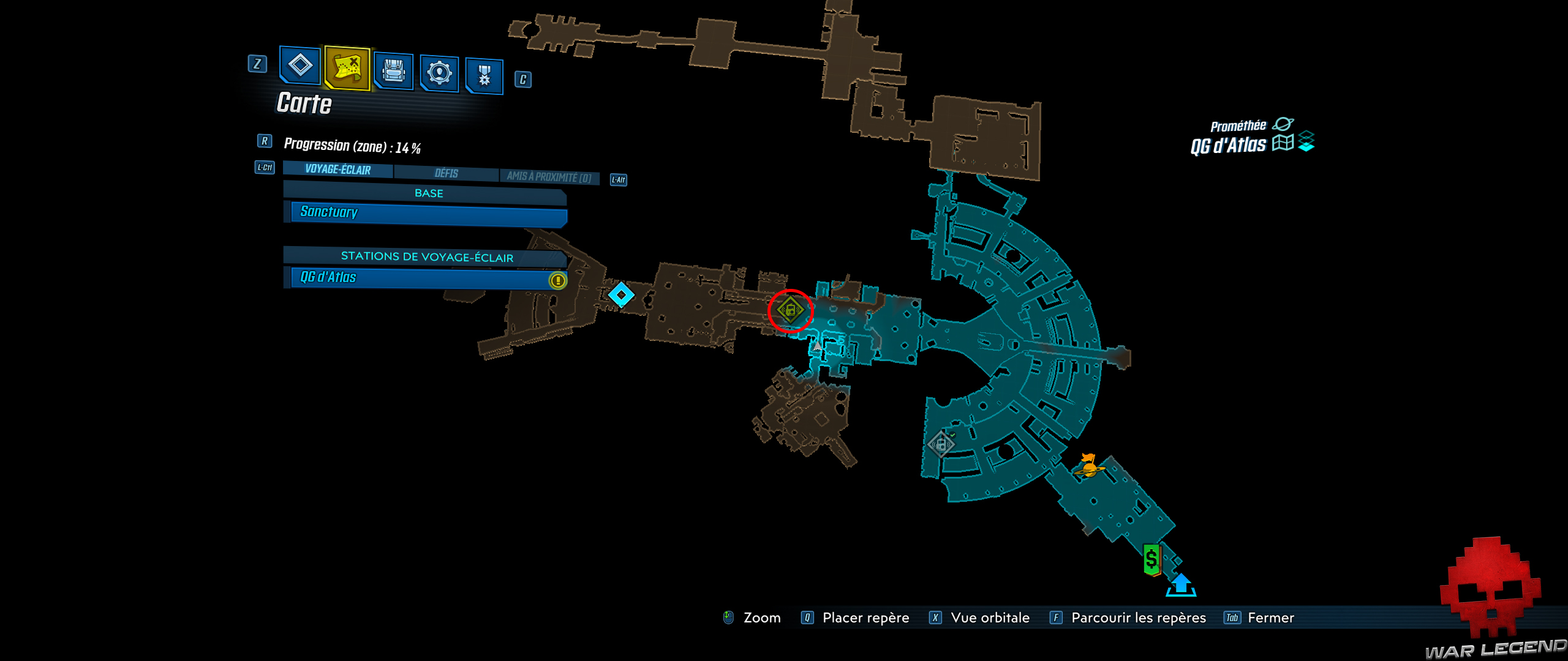 guide borderlands 3 emplacements enregistrements de typhon 47