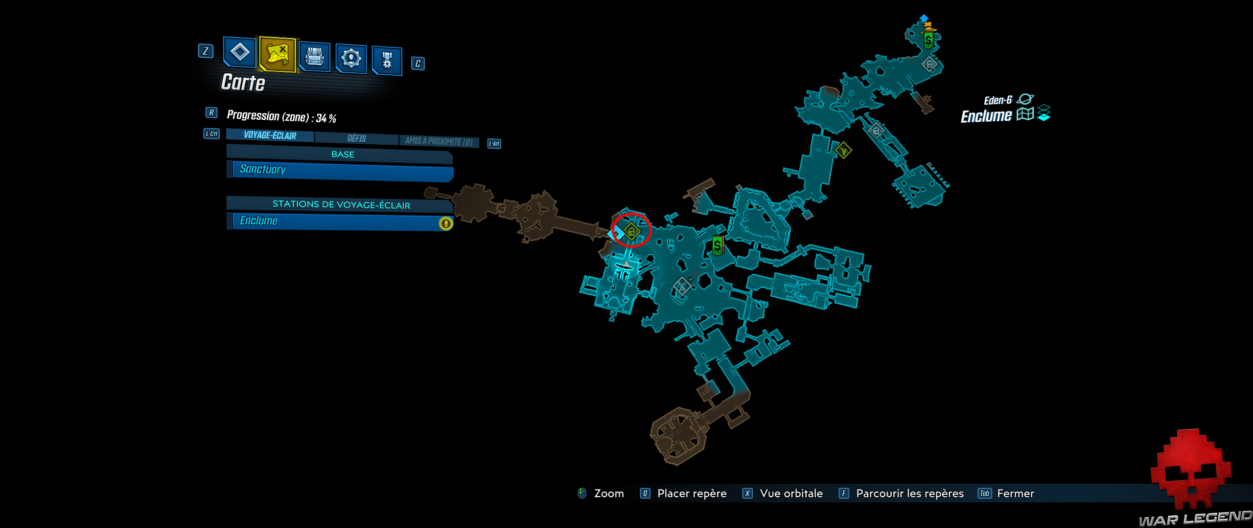 guide borderlands 3 emplacements enregistrements de typhon 68