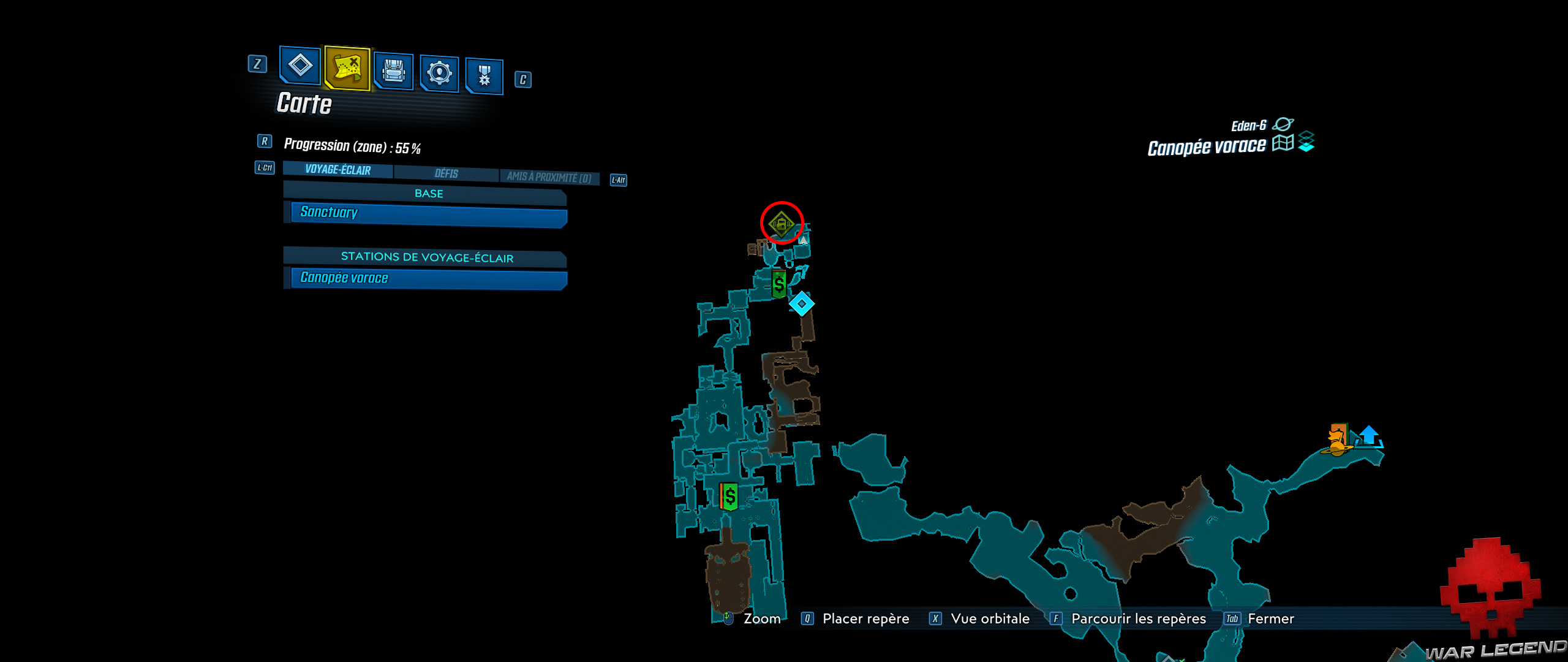 guide borderlands 3 emplacements enregistrements de typhon 77