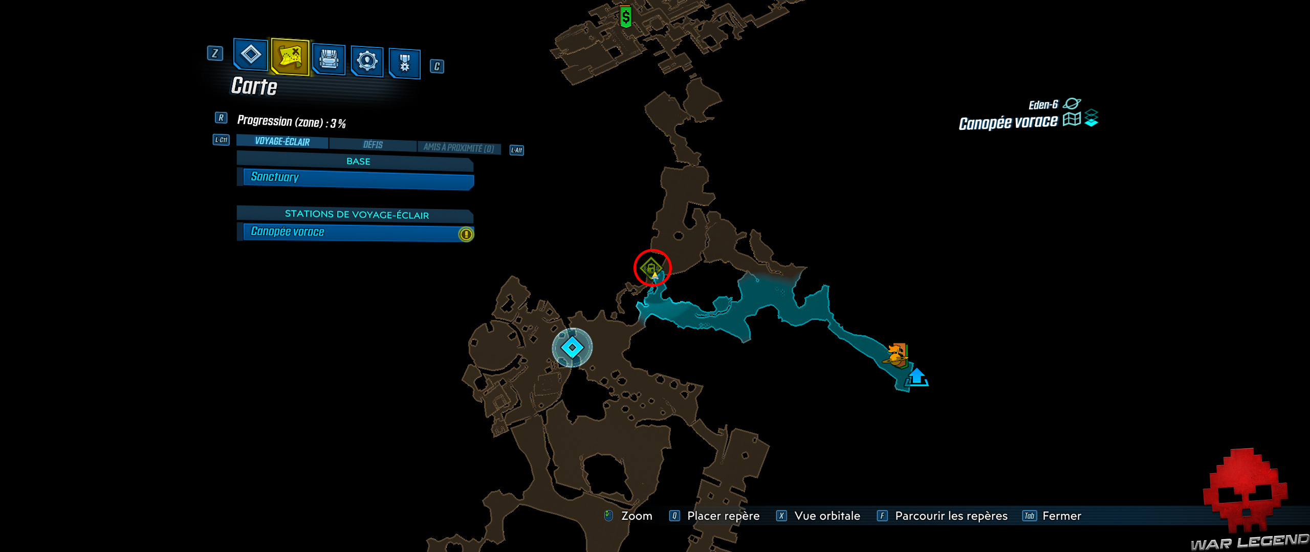 guide borderlands 3 emplacements enregistrements de typhon 79