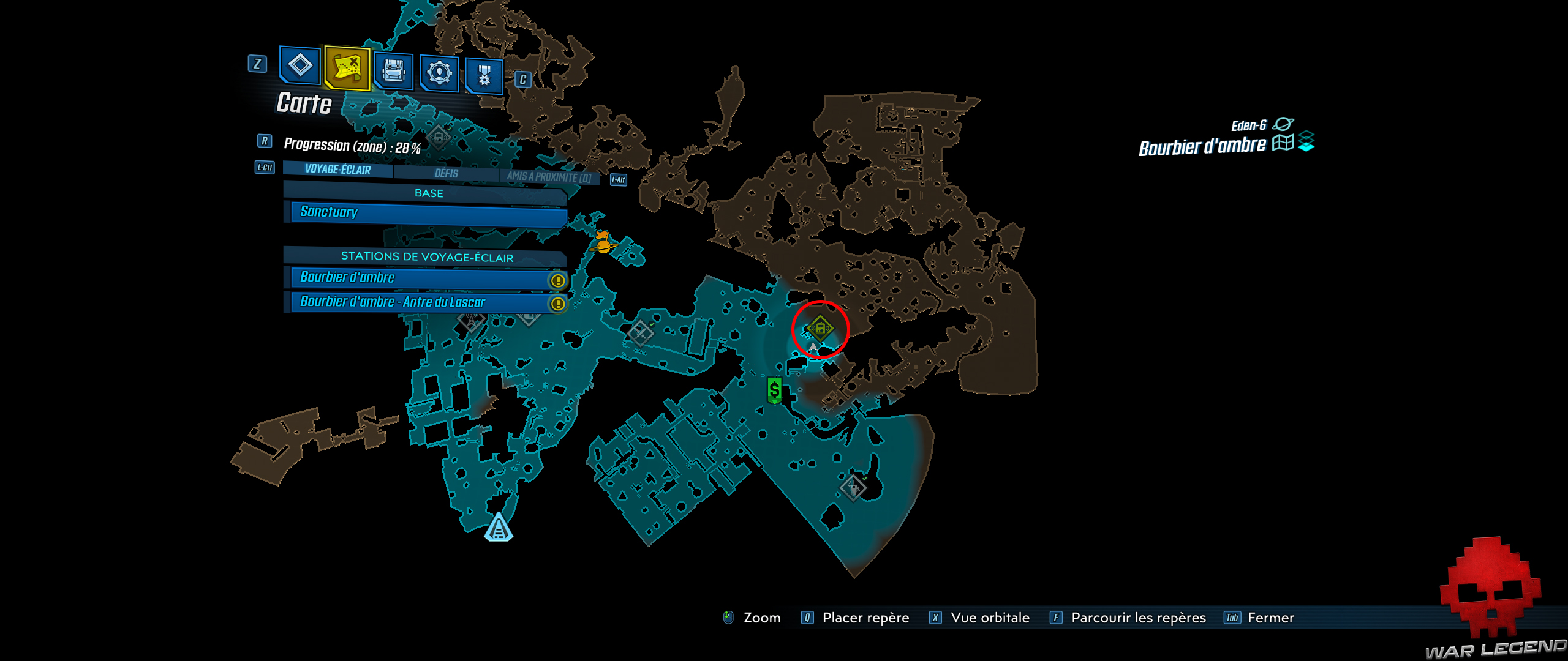 guide borderlands 3 emplacements enregistrements de typhon 90