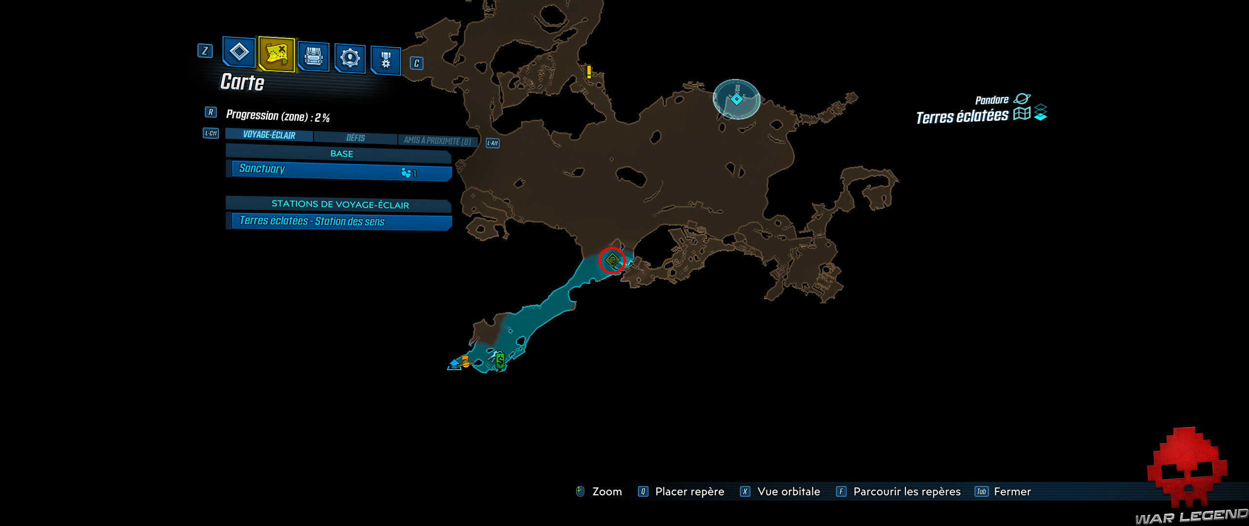 guide borderlands 3 emplacements enregistrements de typhon 99