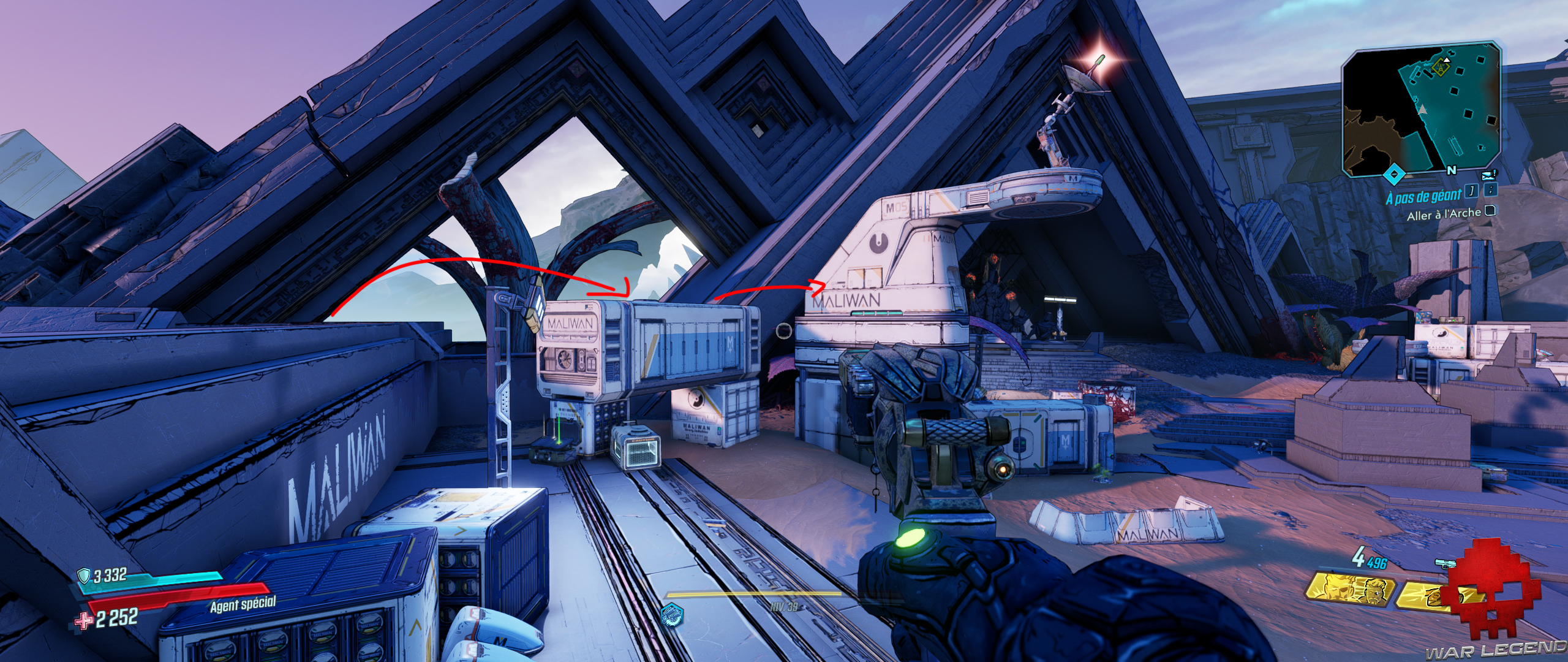 guide borderlands 3 emplacements radios écarlates 52