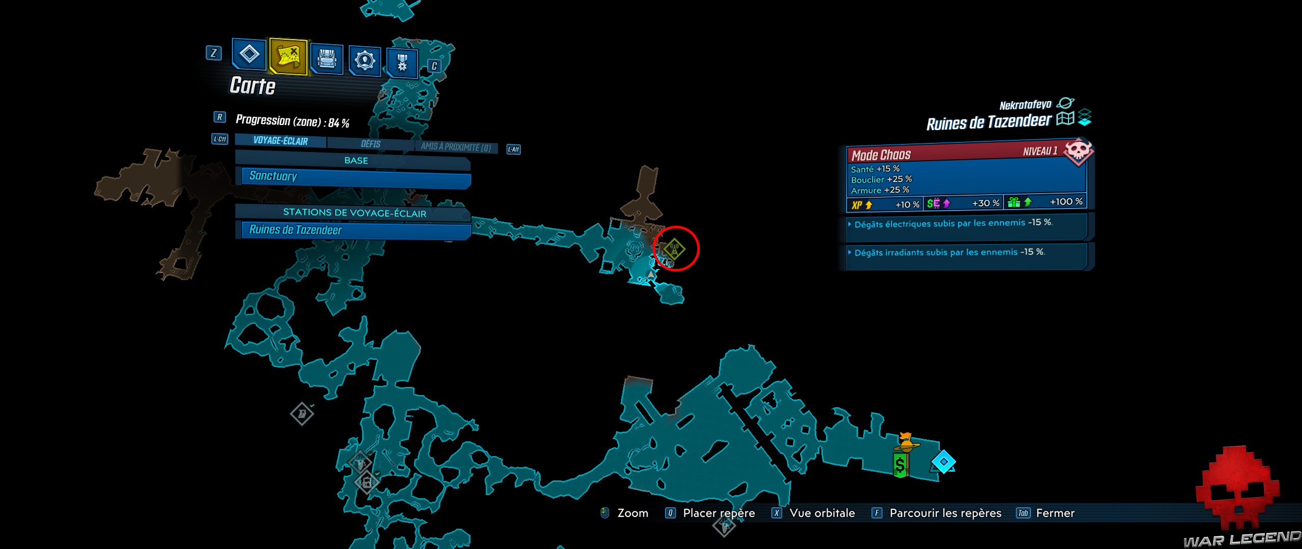 guide borderlands 3 emplacements radios écarlates 53