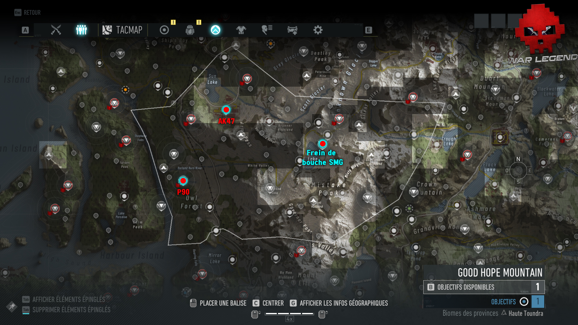 Guide Ghost Recon Breakpoint Emplacements des plans (armes