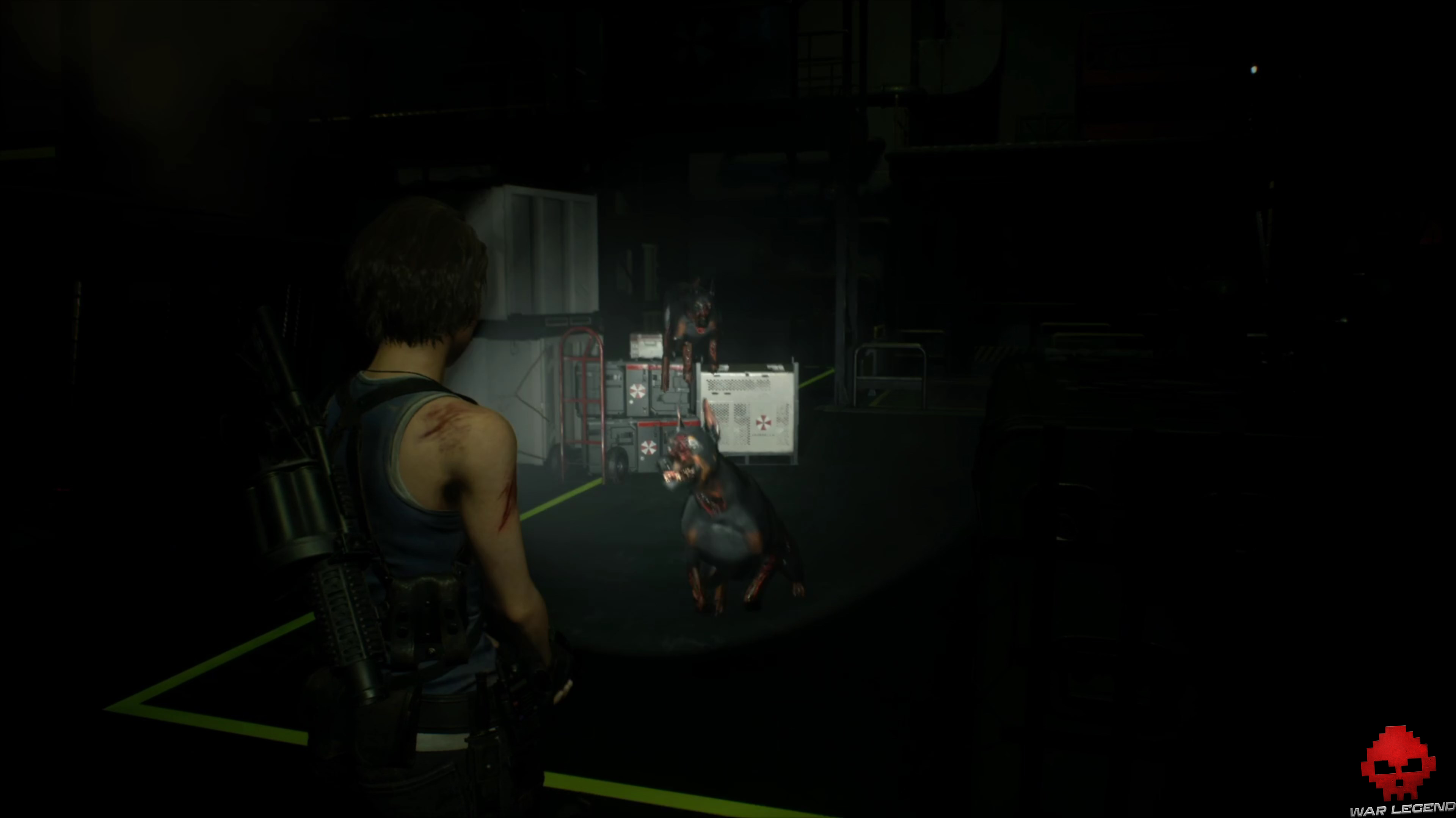 resident evil 3 - chiens zombies