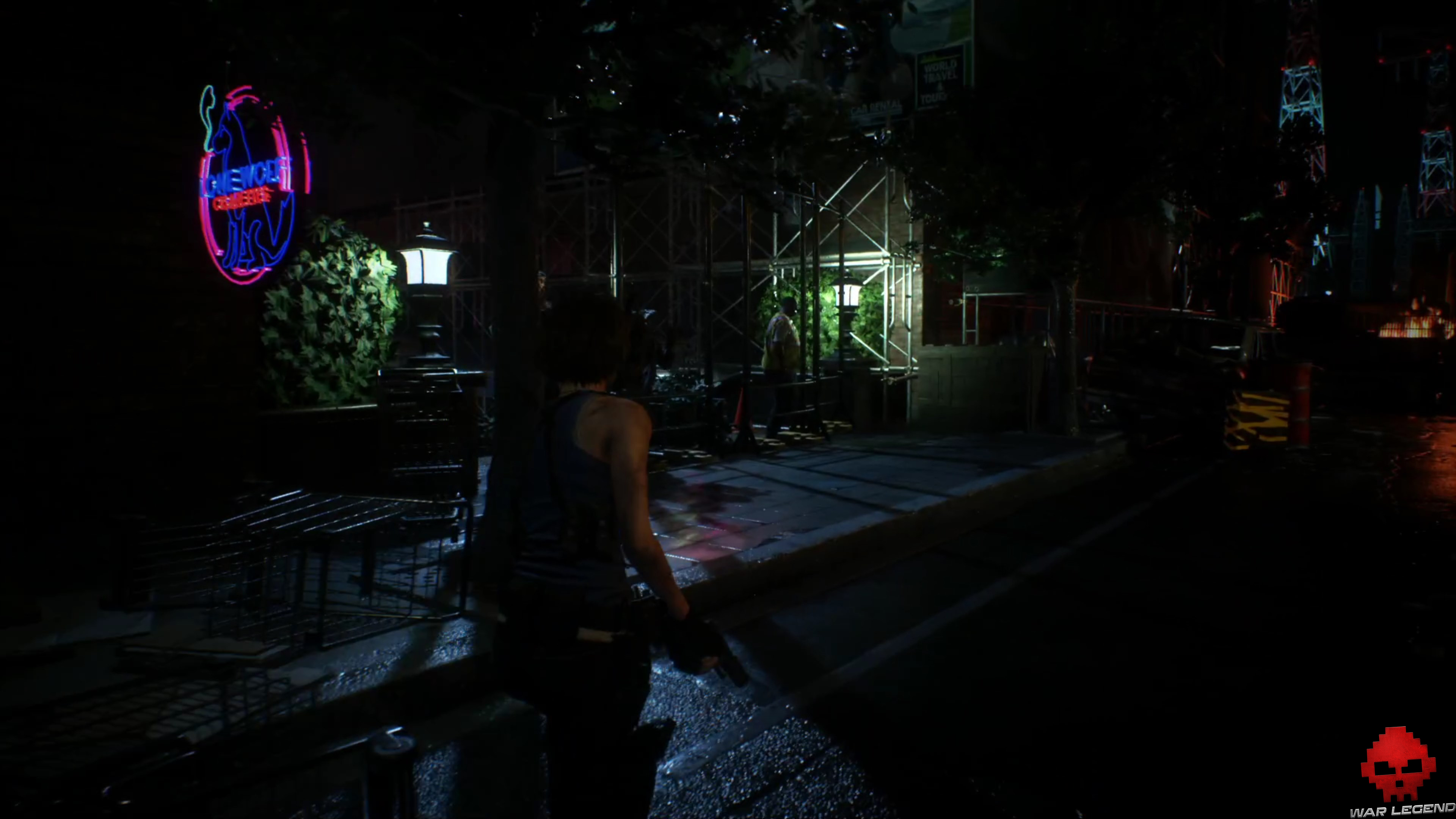 resident evil 3 - zombies derrière grilles