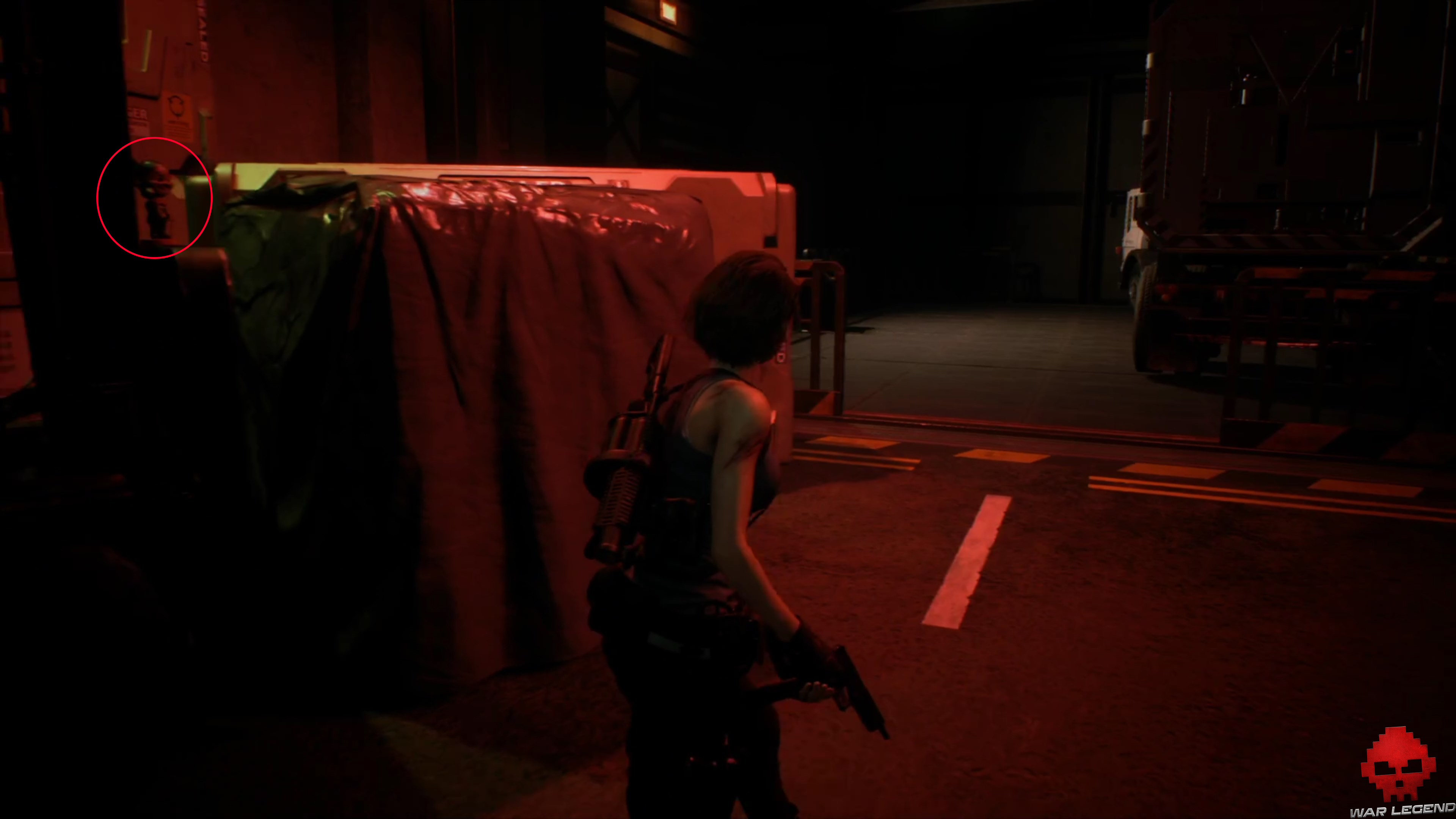 resident evil 3 - Mr Charlie sur un monte-charge