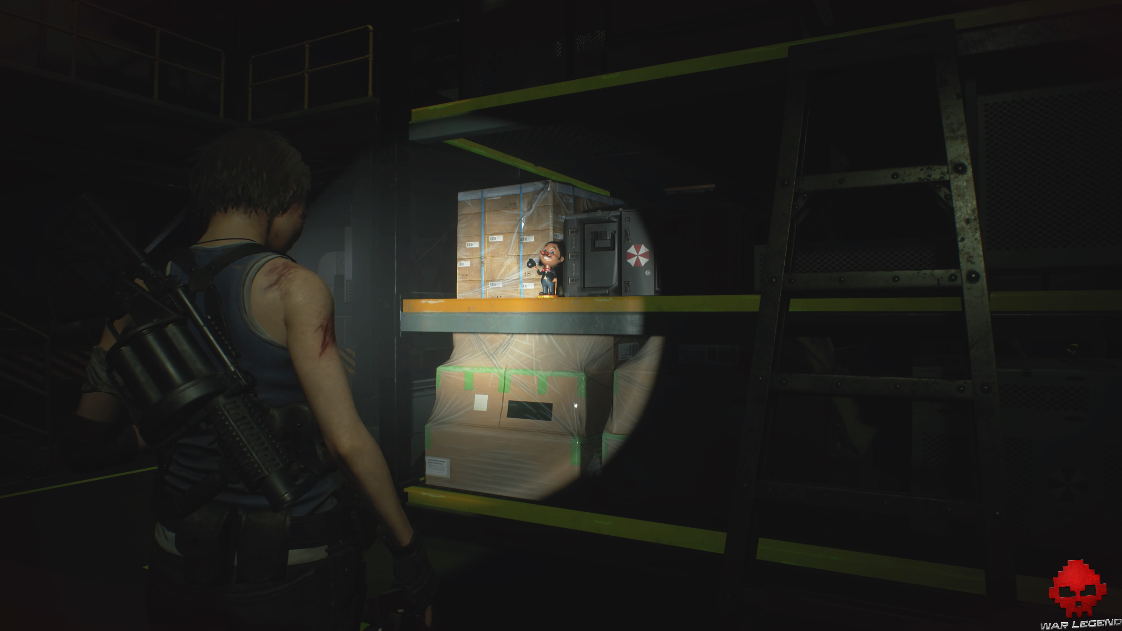 Resident Evil 3 - Mr. Charlie dans une étagère