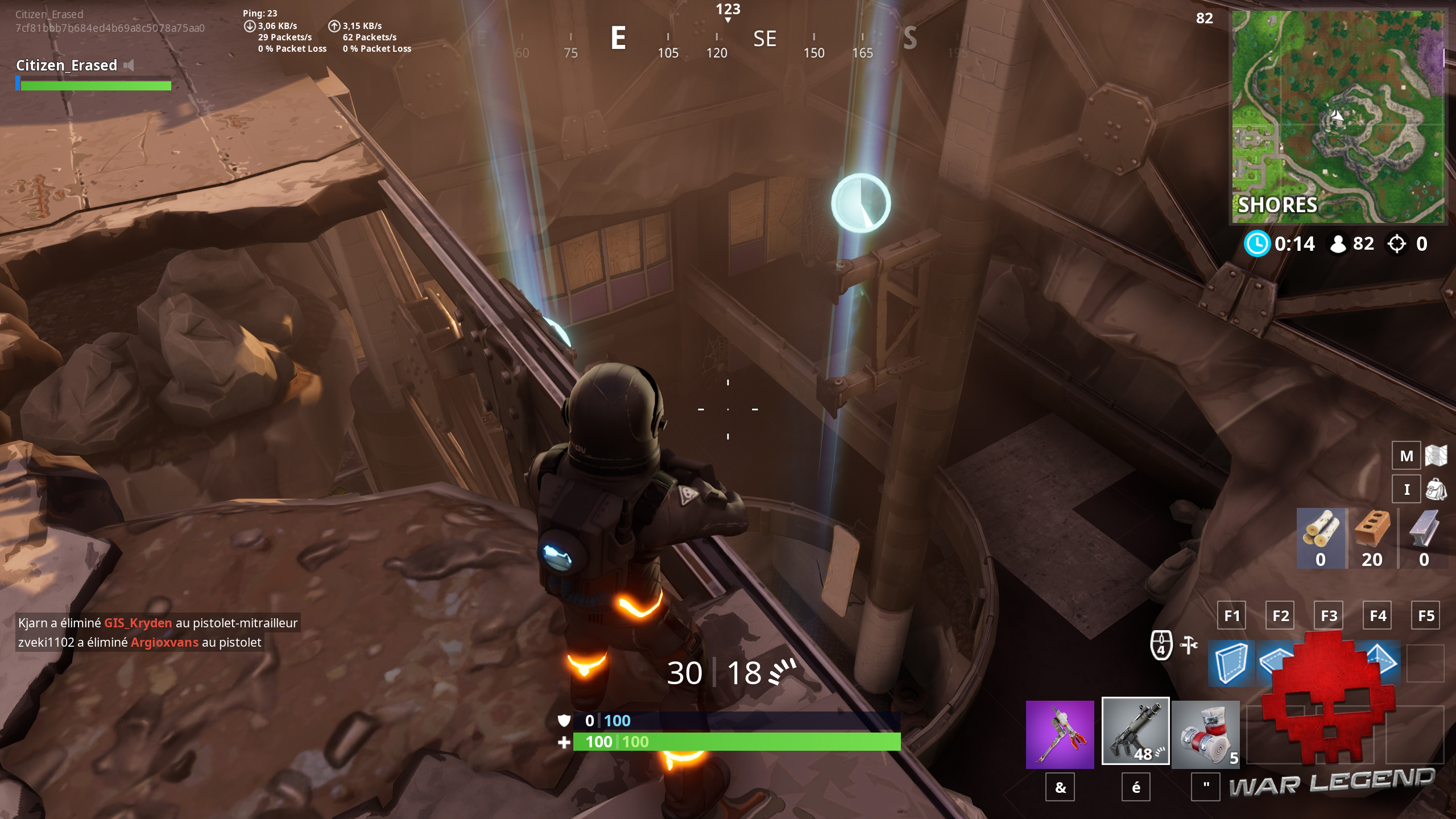 screenshot d'un objectif à toucher