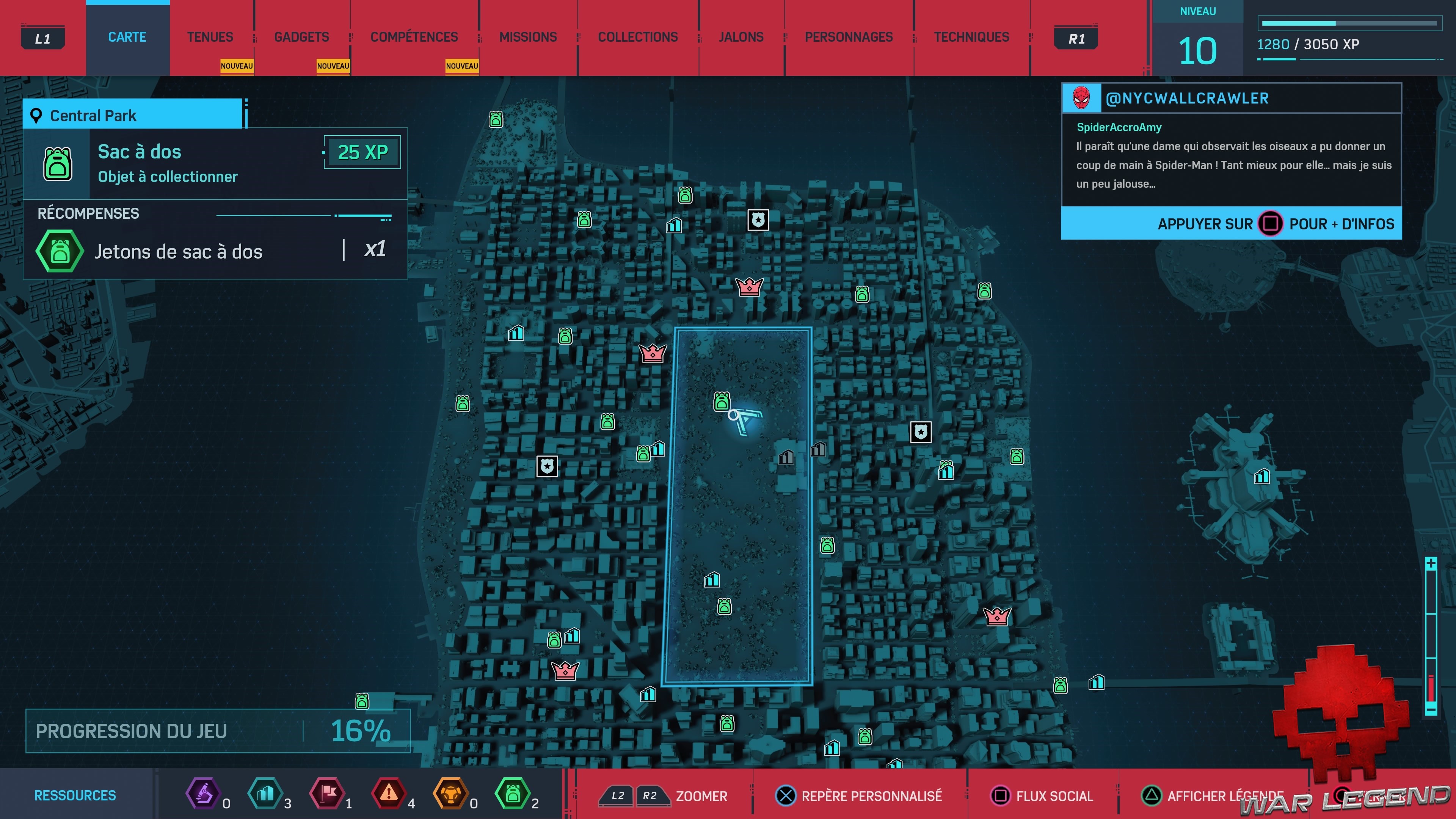 Spider-Man sacs à dos Central Park 1