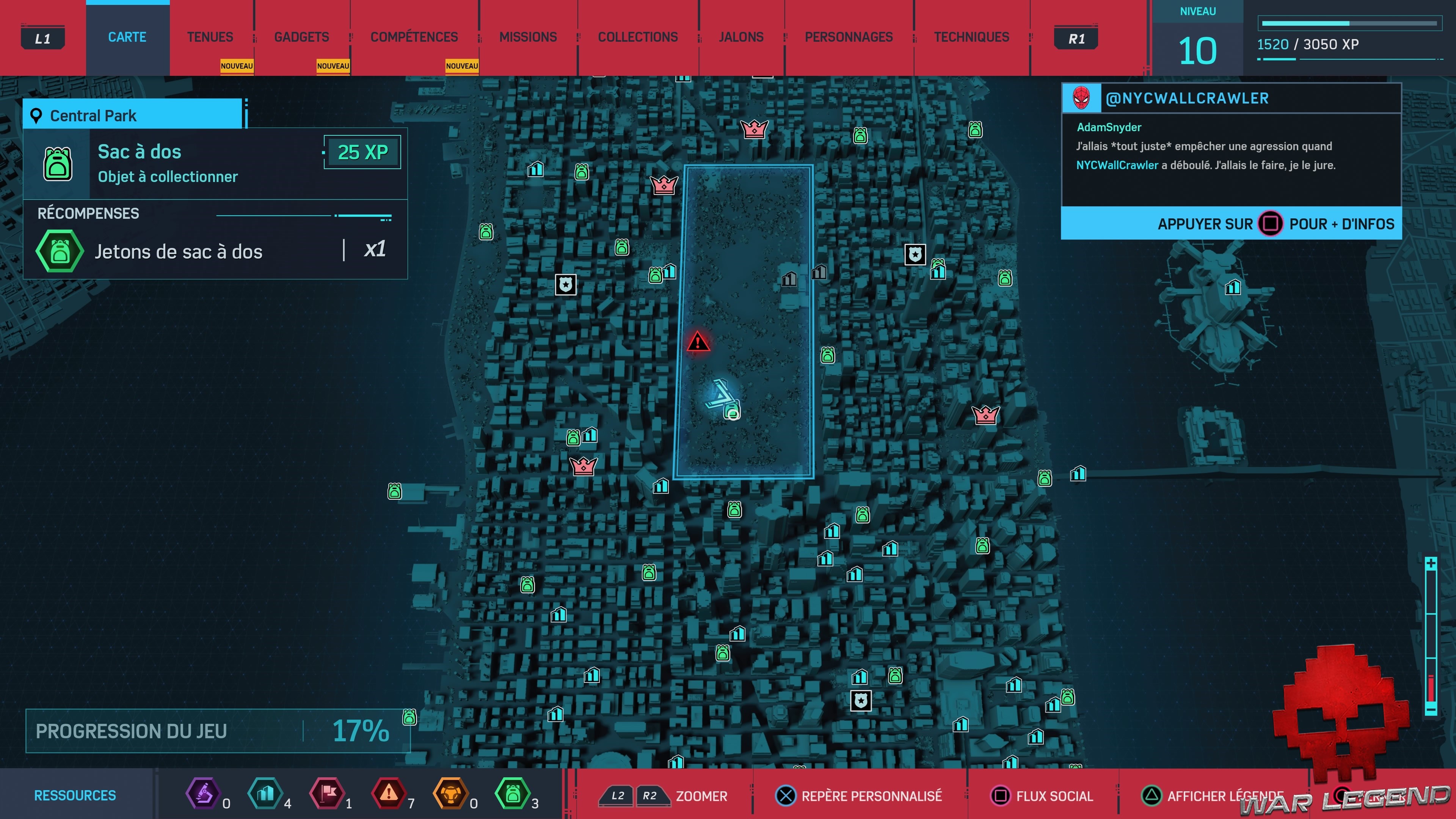 Spider-Man sacs à dos Central Park 2