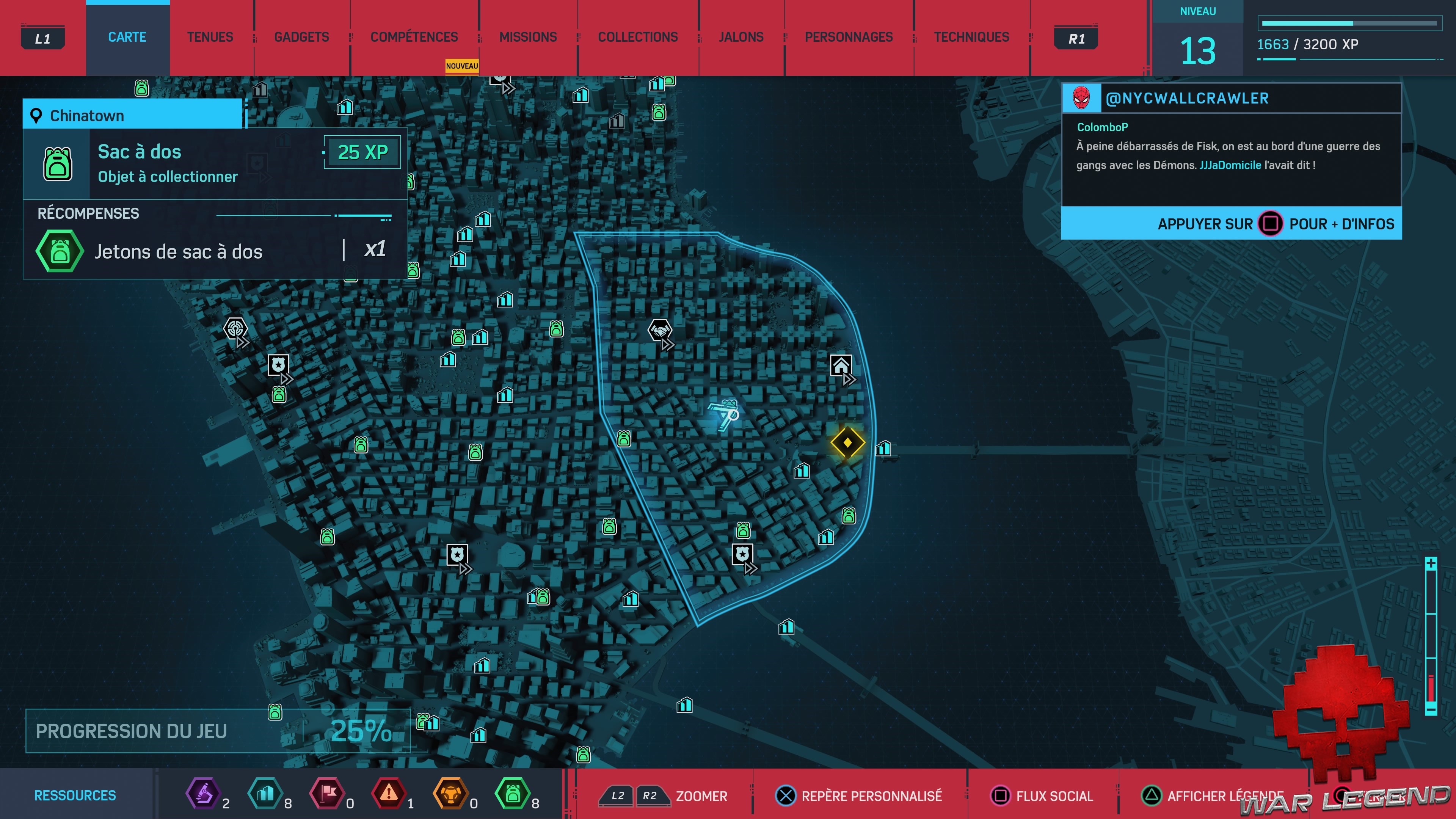 Spider-Man sacs à dos Chinatown 3