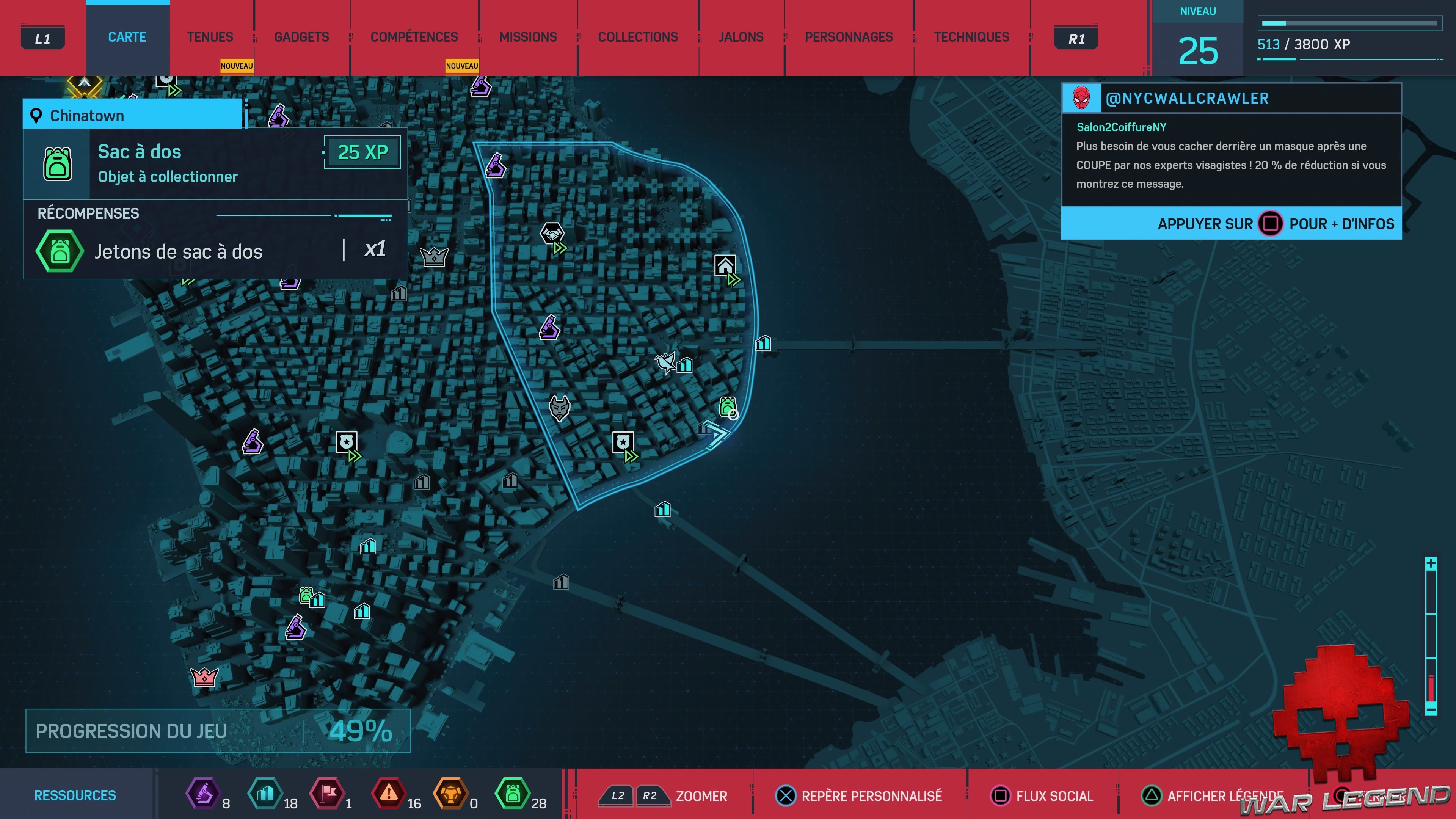 Spider-Man sacs à dos Chinatown 6