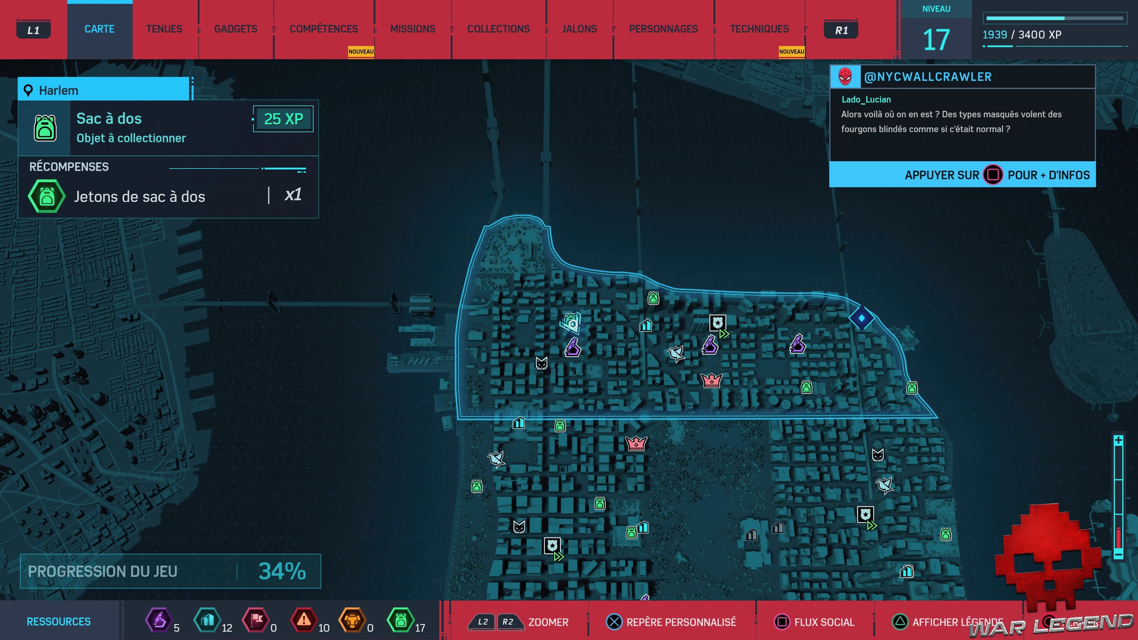 Spider-Man sacs à dos Harlem 2