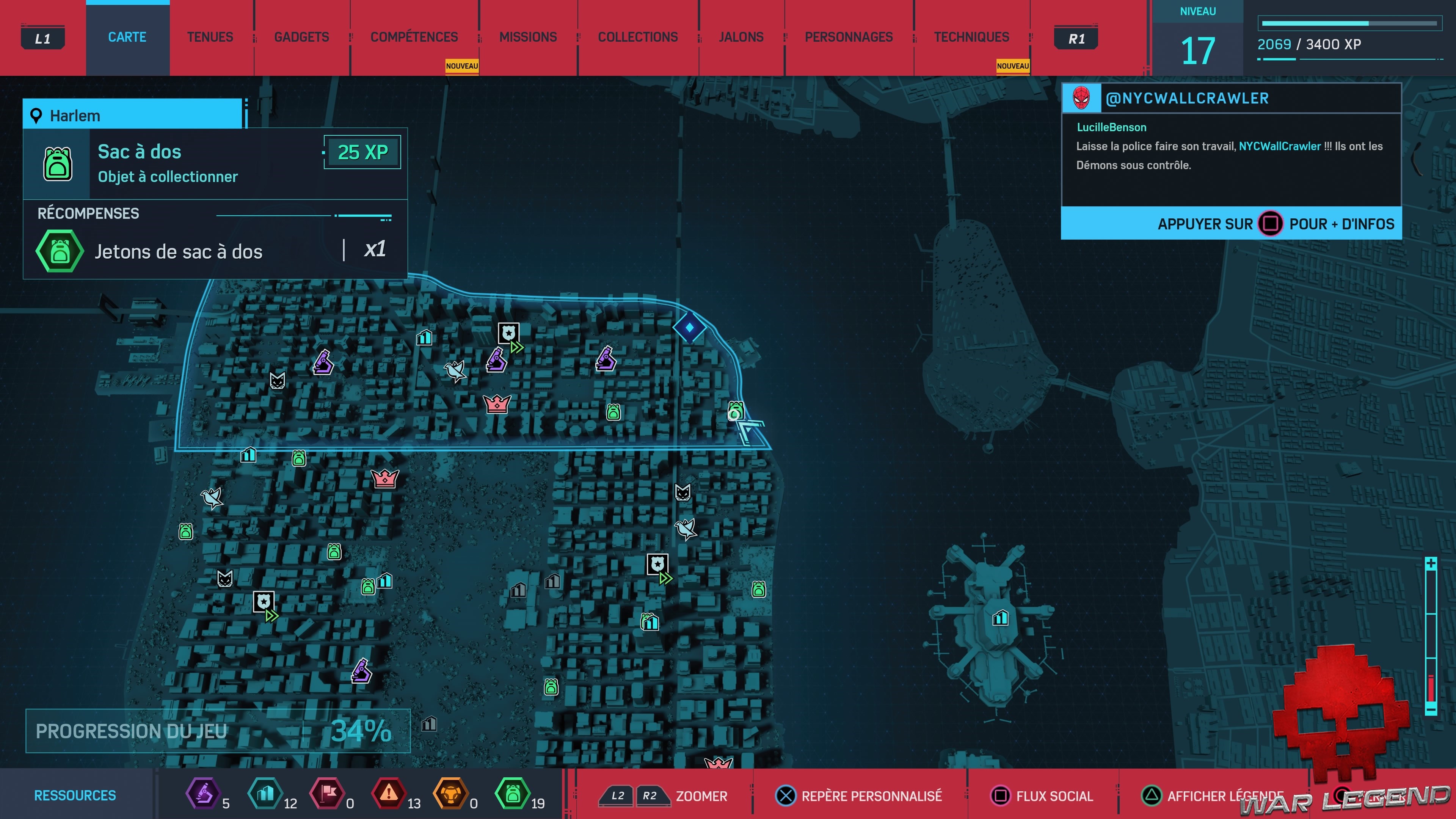 Spider-Man sacs à dos Harlem 4