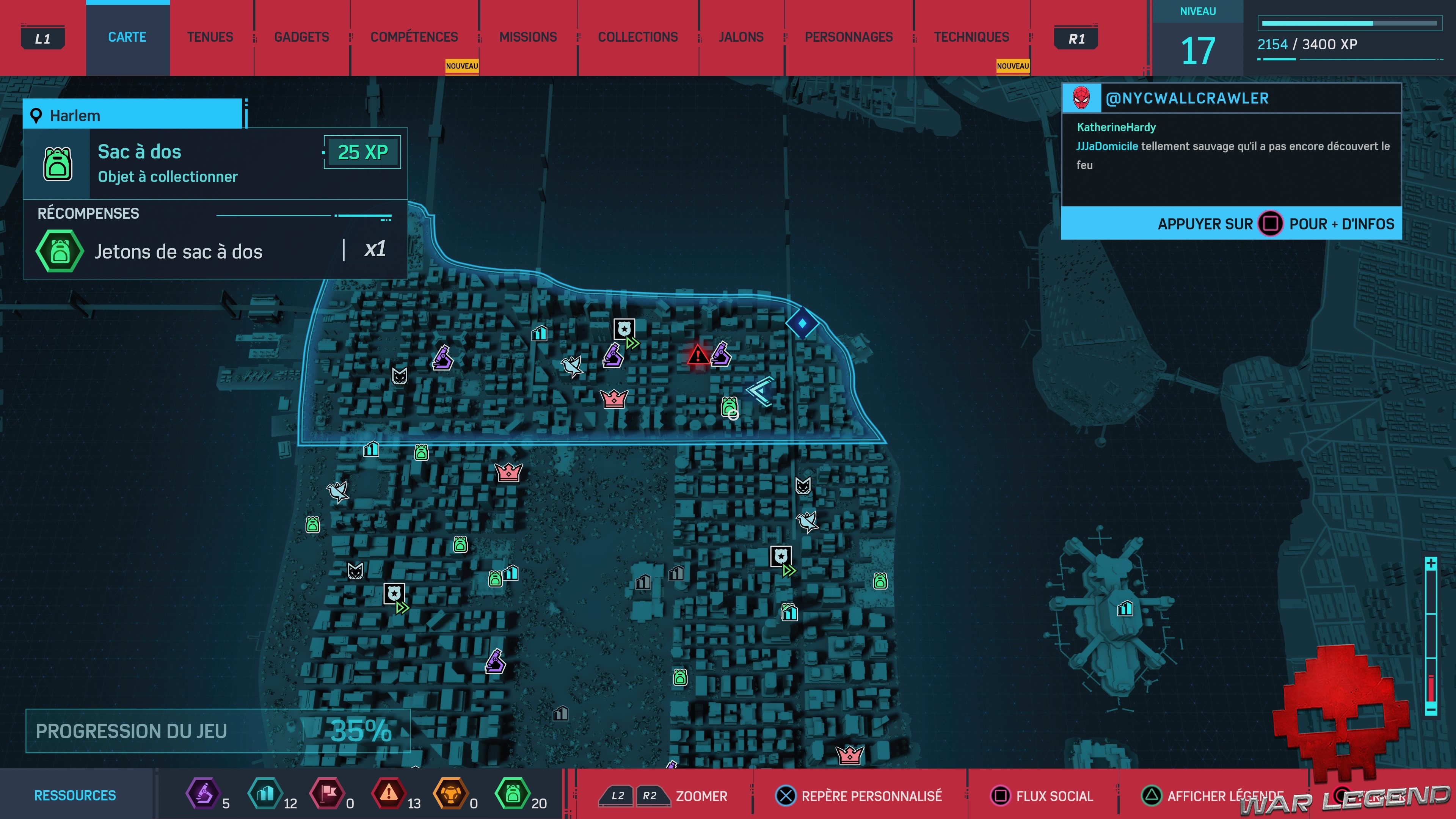 Spider-Man sacs à dos Harlem 5