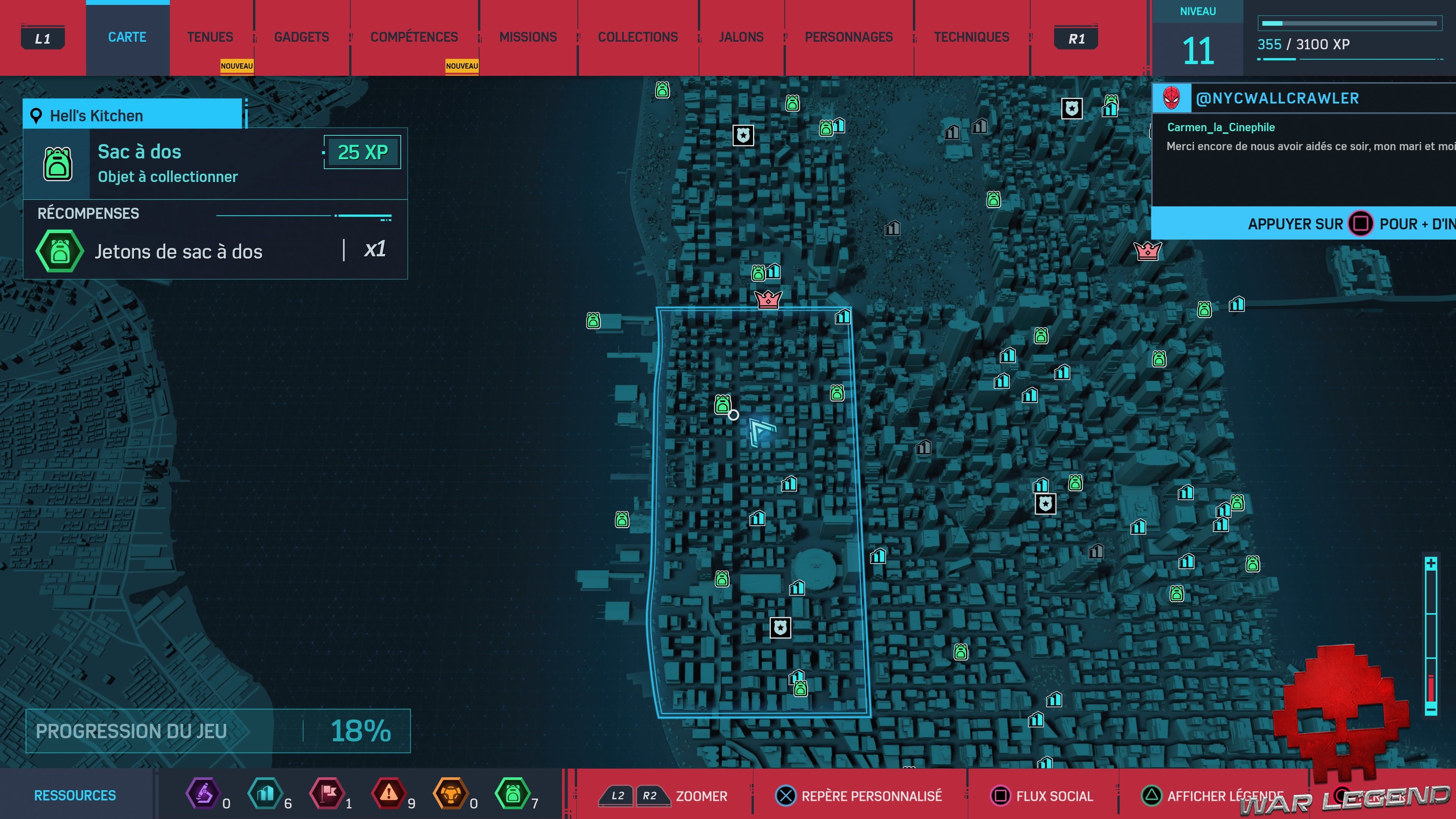 Spider-Man sacs à dos Hell's Kitchen 2