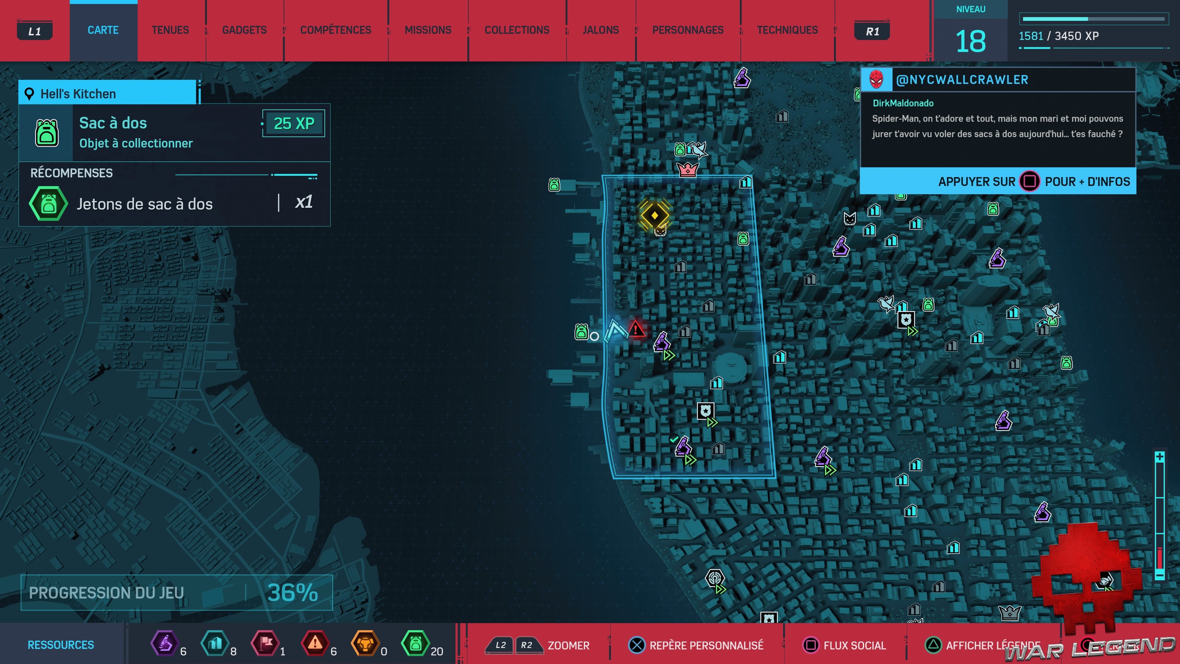 Spider-Man sacs à dos Hell's Kitchen 5