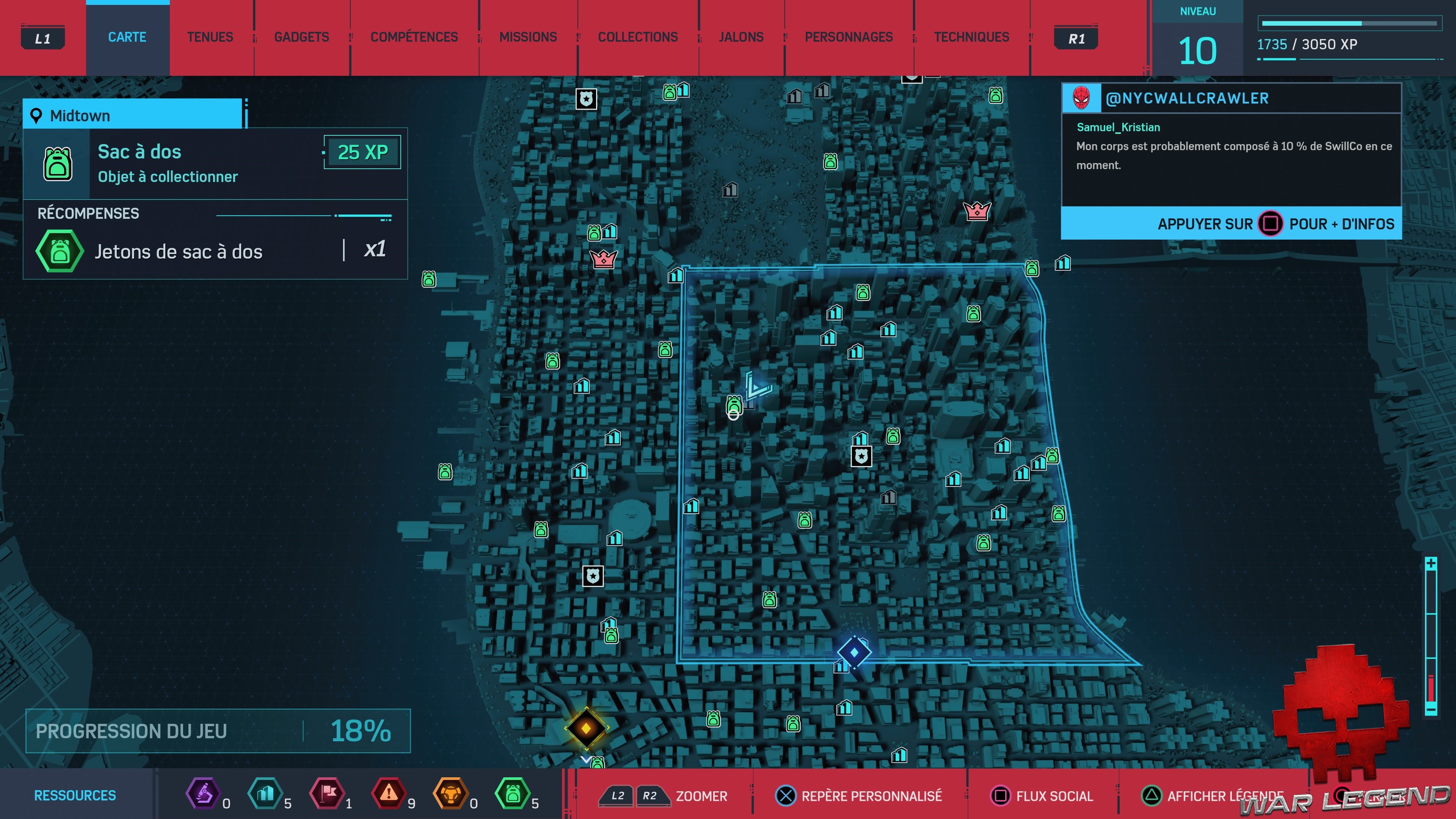 Spider-Man sacs à dos Midtown 2