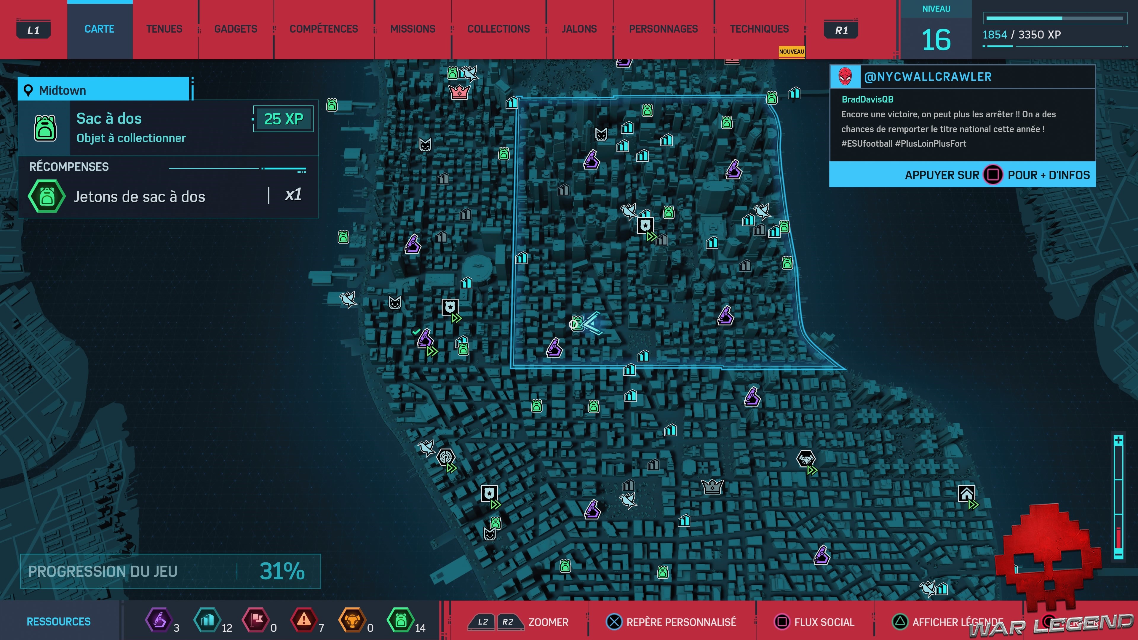 Spider-Man sacs à dos Midtown 5