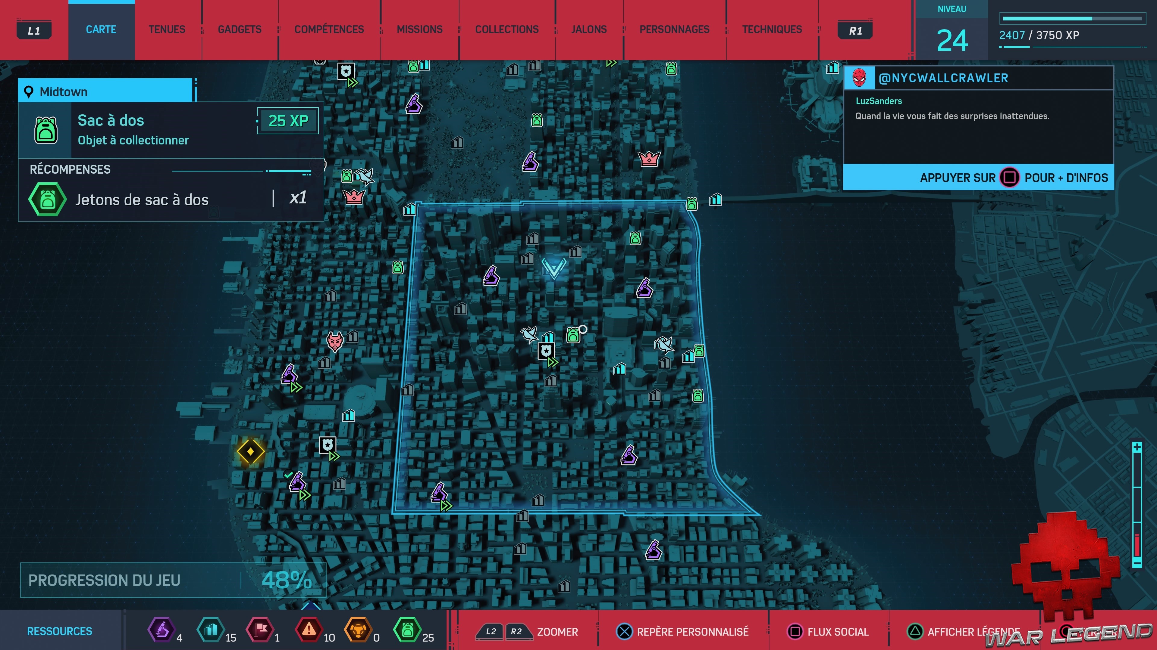 Spider-Man sacs à dos Midtown 7