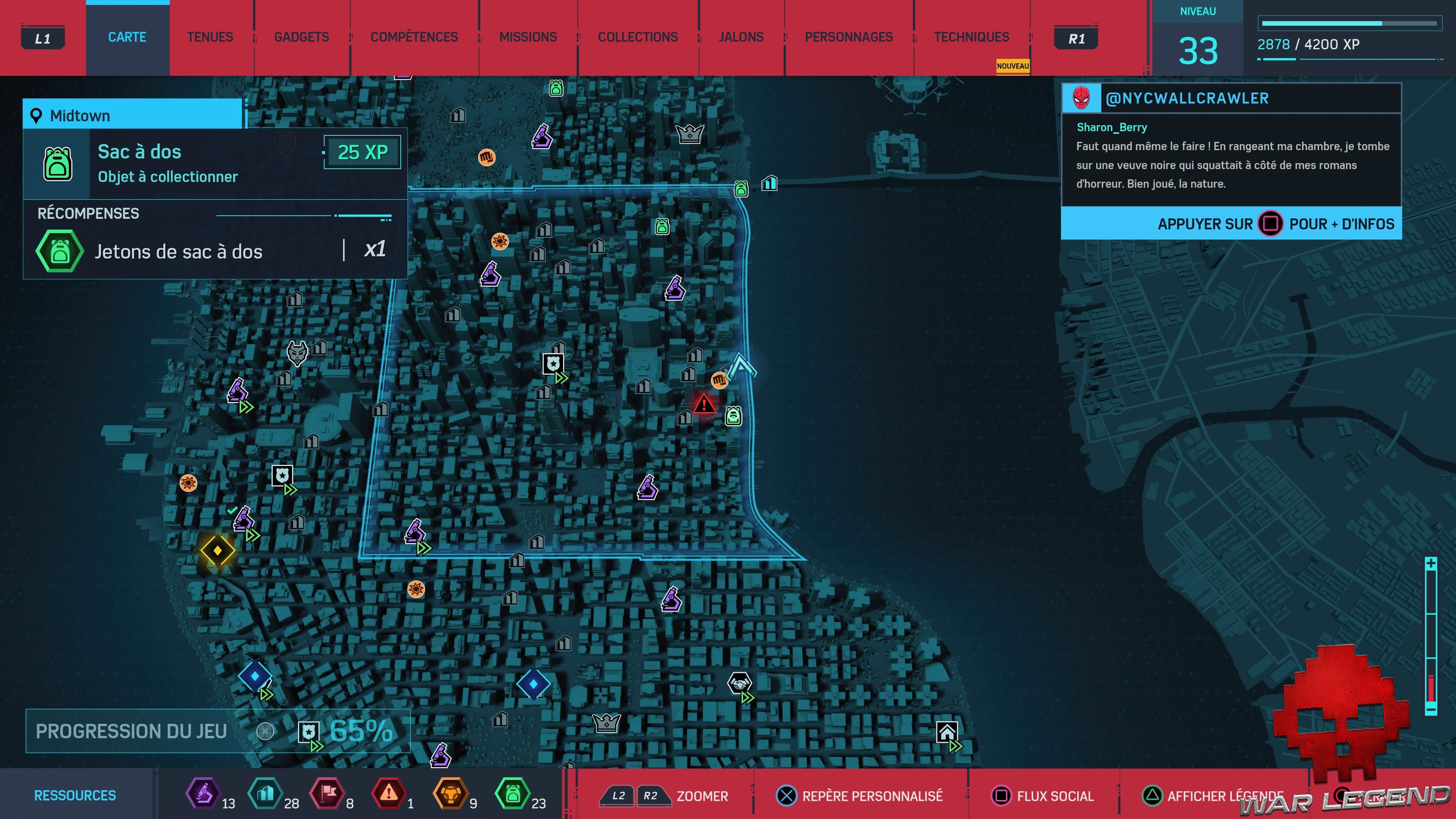 Spider-Man sacs à dos Midtown 9