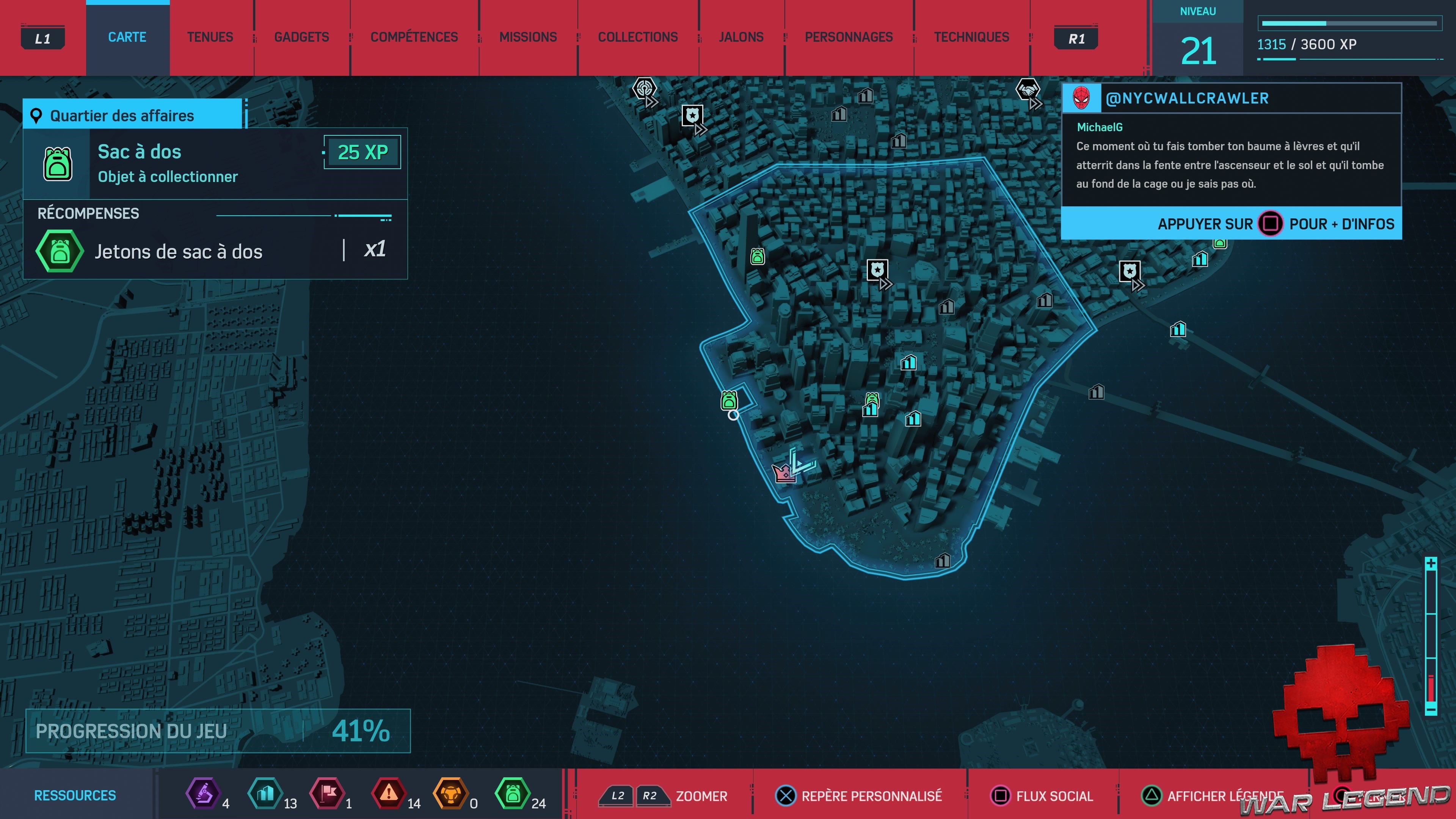 Spider-Man sacs à dos Quartier des affaires 7