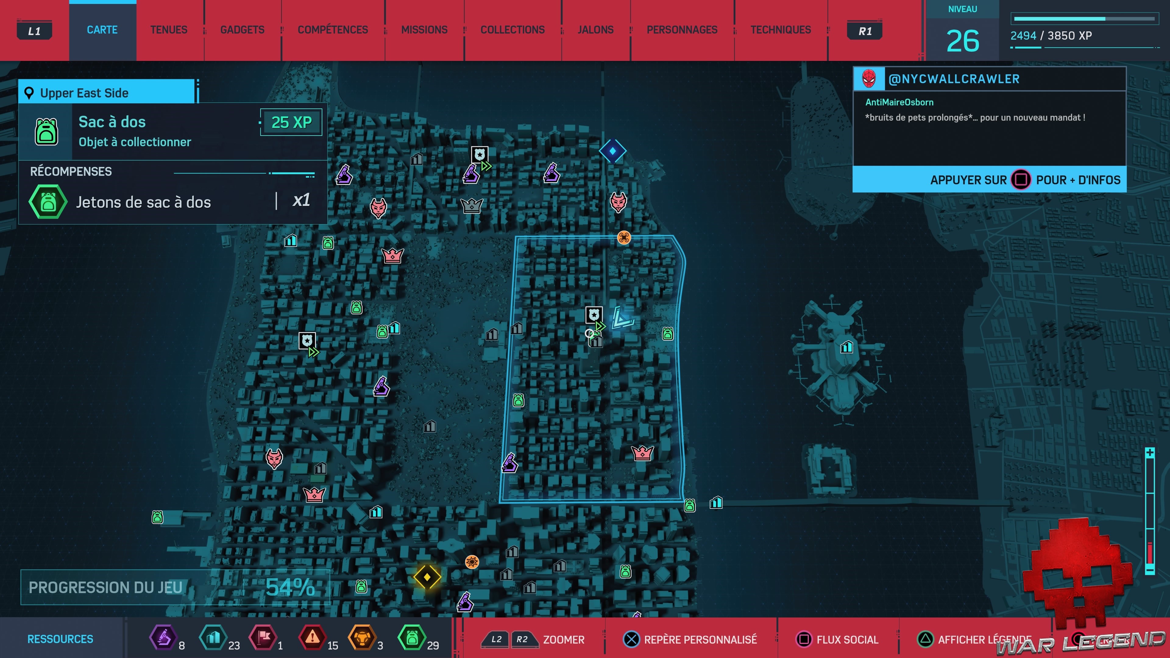 Spider-Man sacs à dos Upper East Side 1