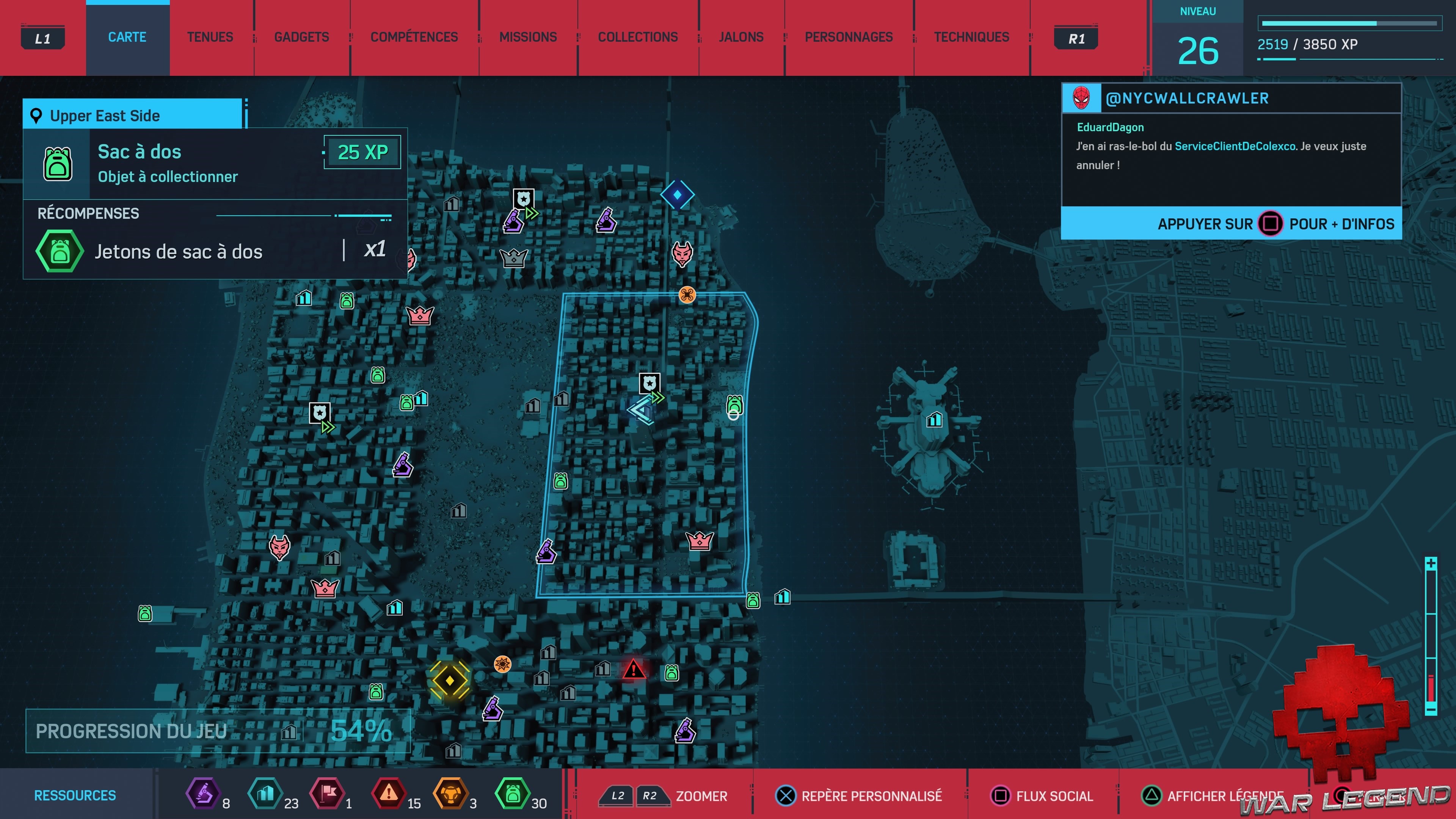 Spider-Man sacs à dos Upper East Side 2