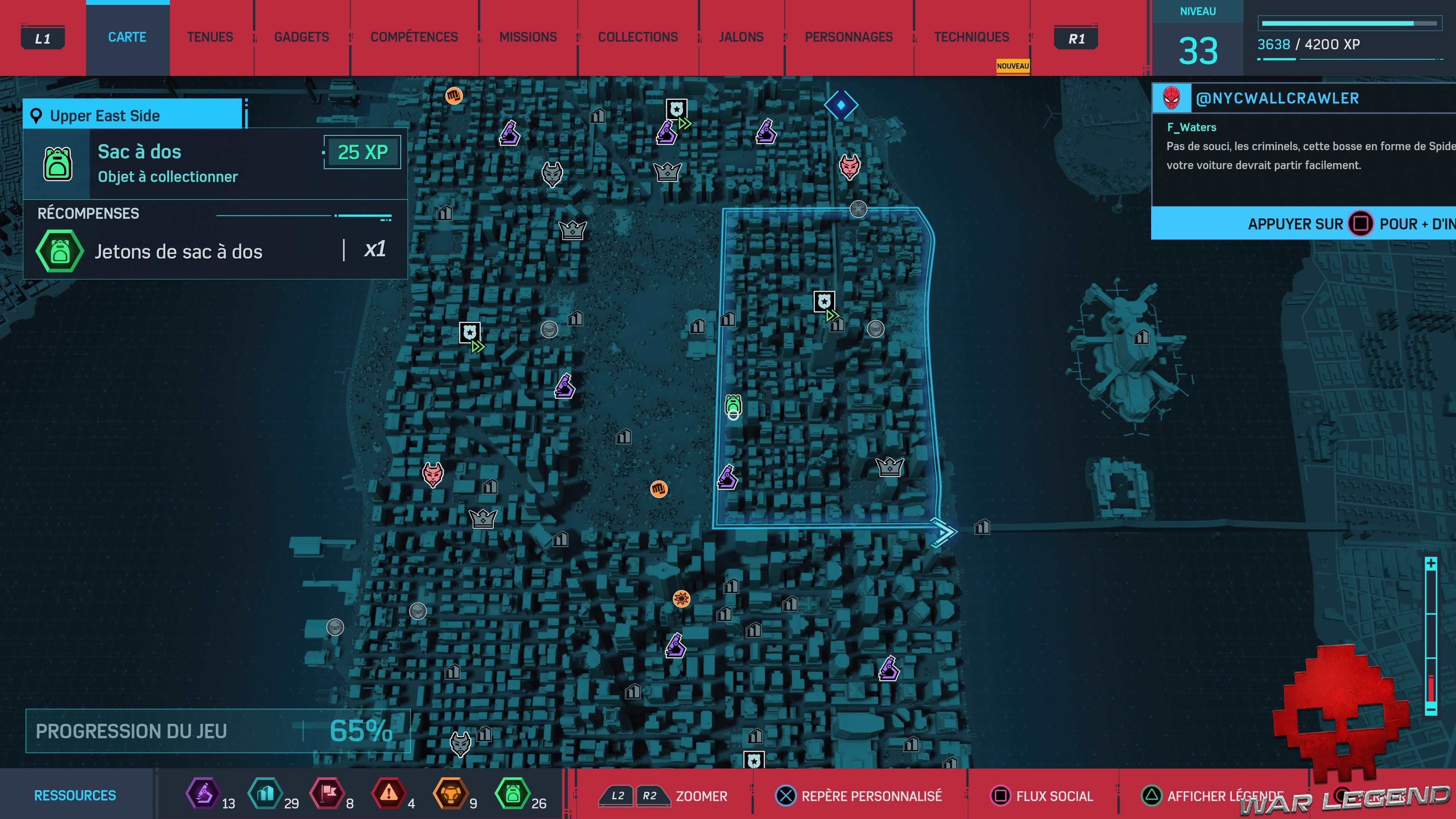 Spider-Man sacs à dos Upper East Side 3