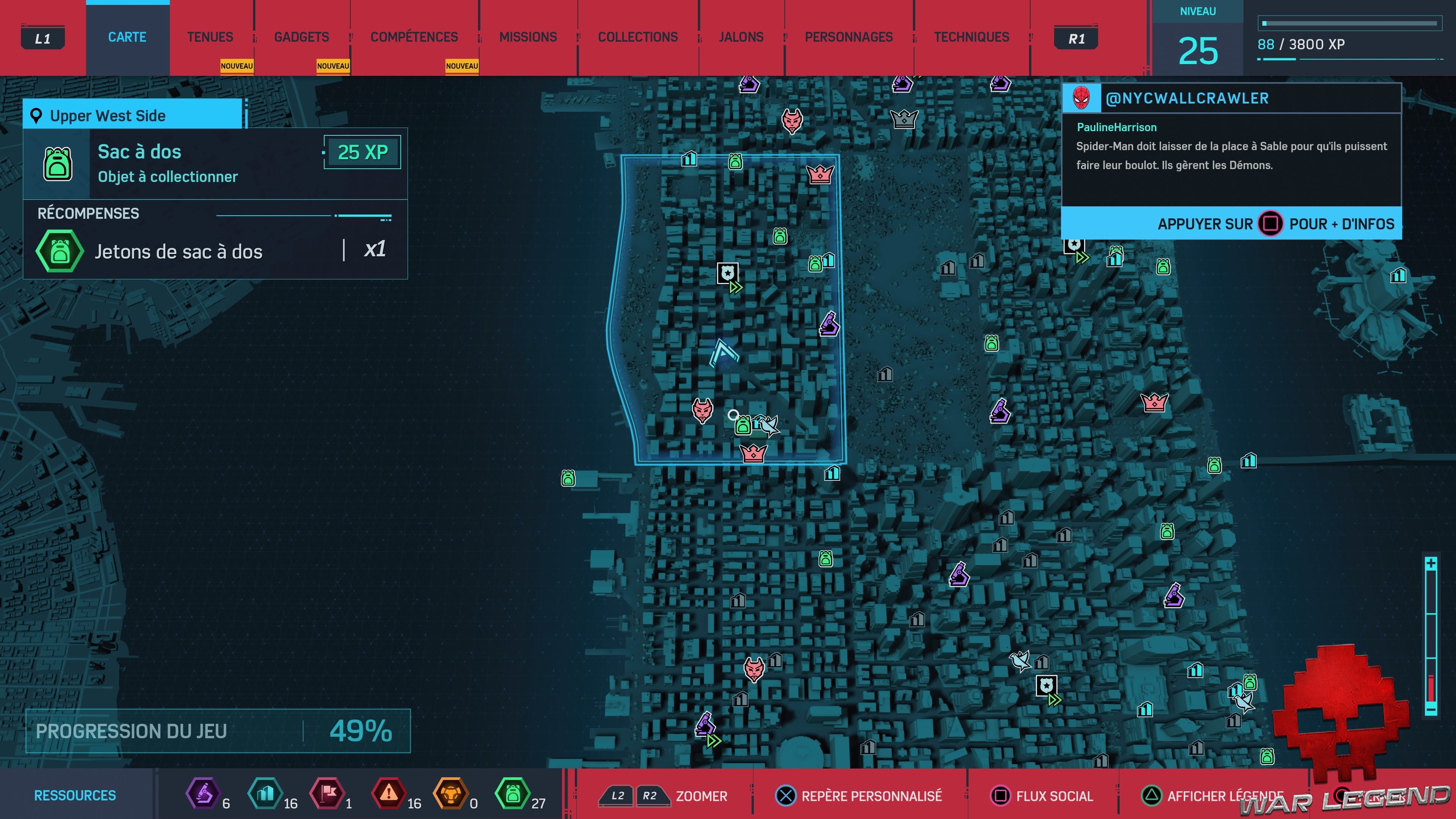 Spider-Man sacs à dos Upper West Side 3