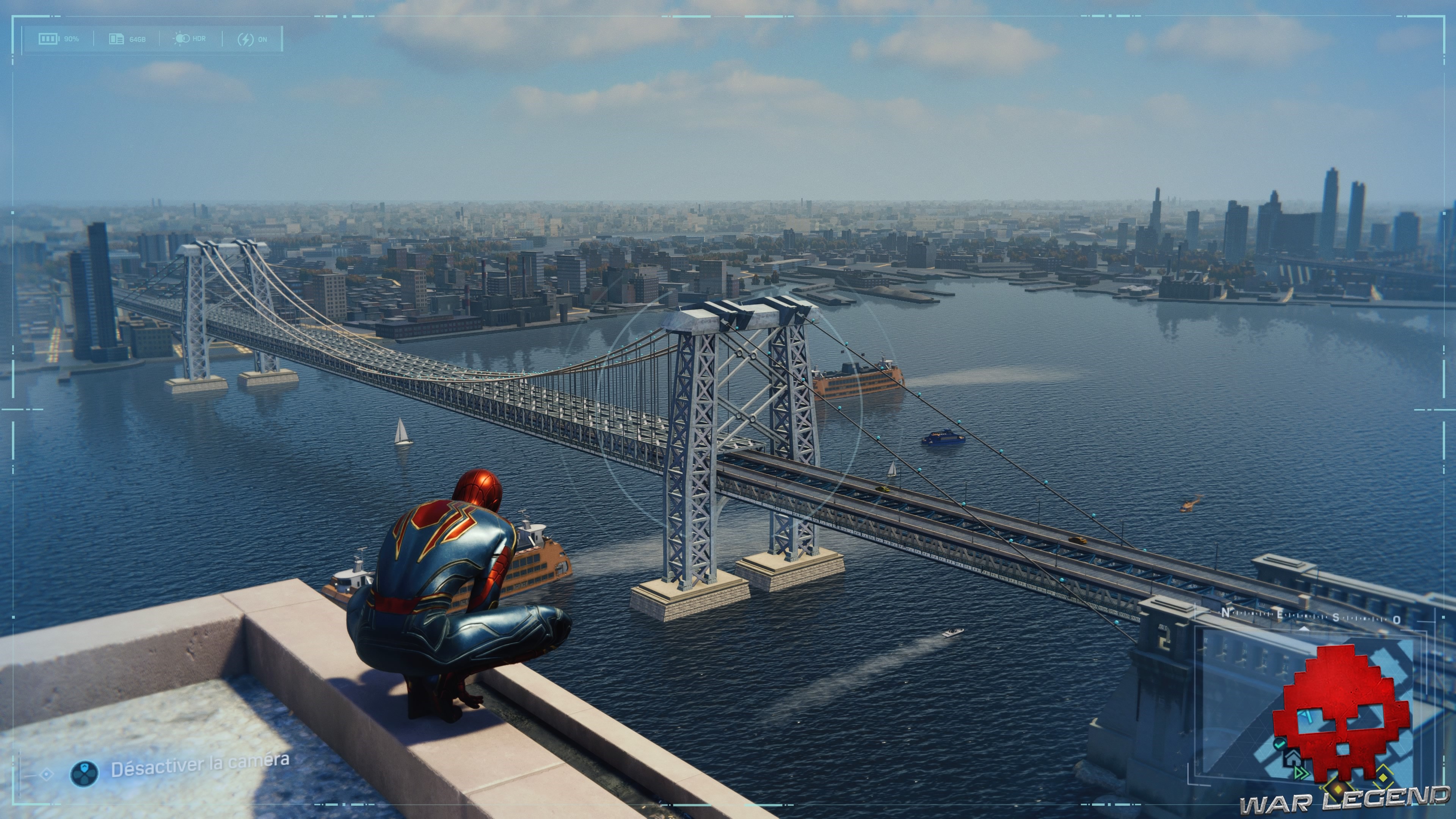 Spider-Man monuments Pont de Williamsburg photo