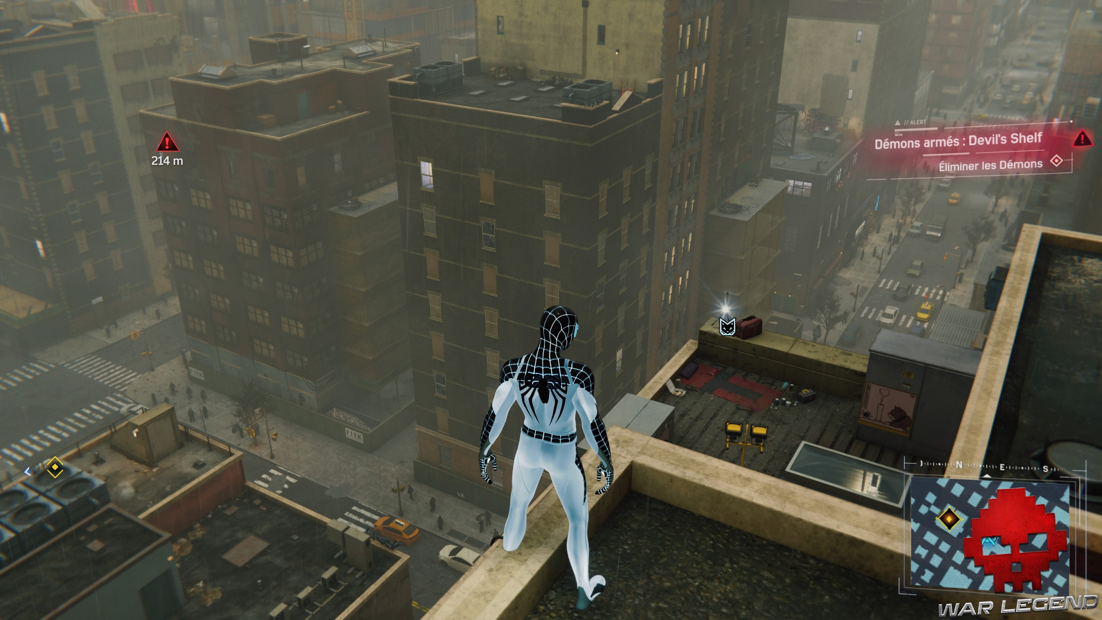 Spider-Man planques de black cat Hell's Kitchen planque 2