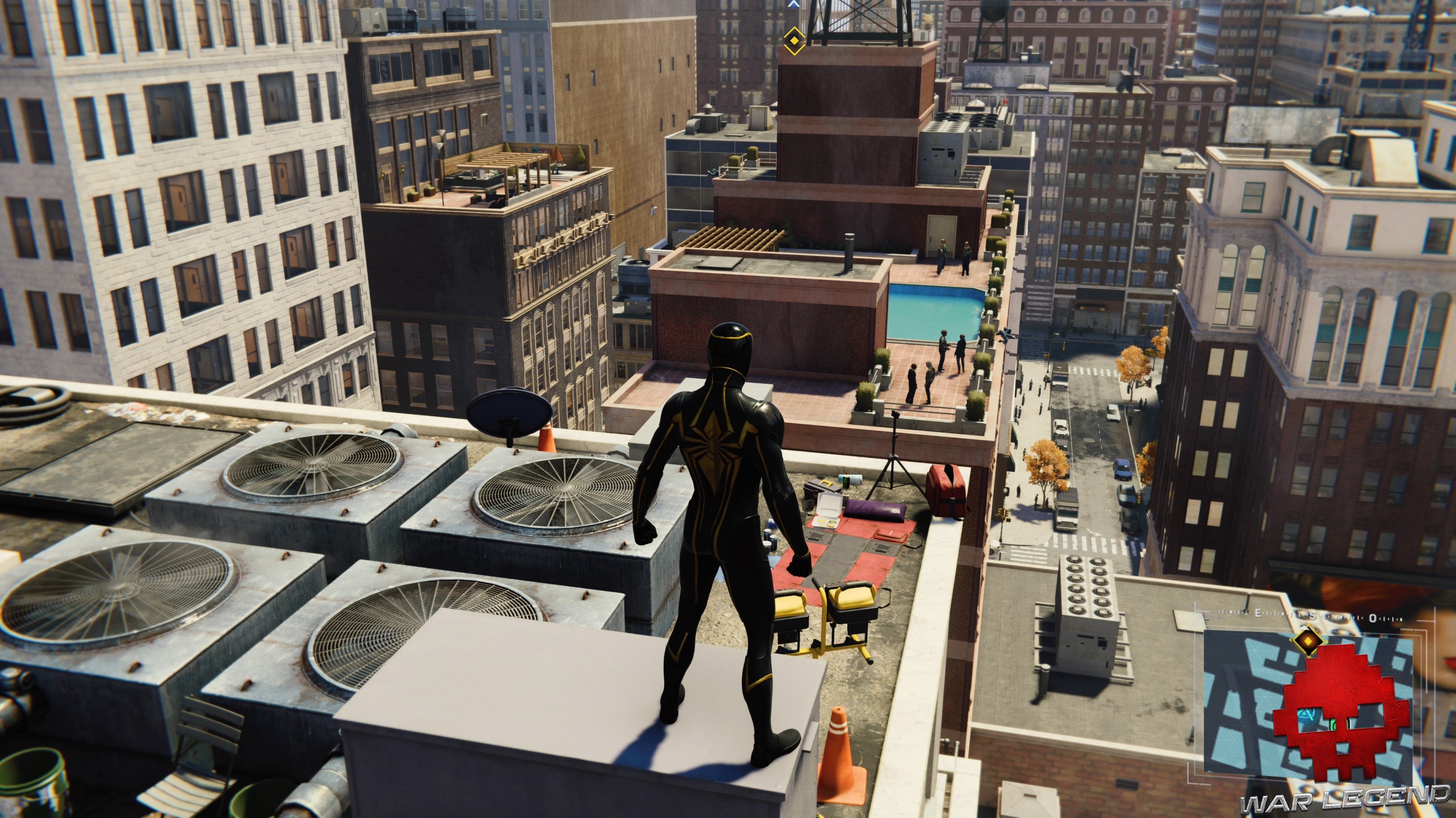 Spider-Man planques de black cat Midtown planque 1