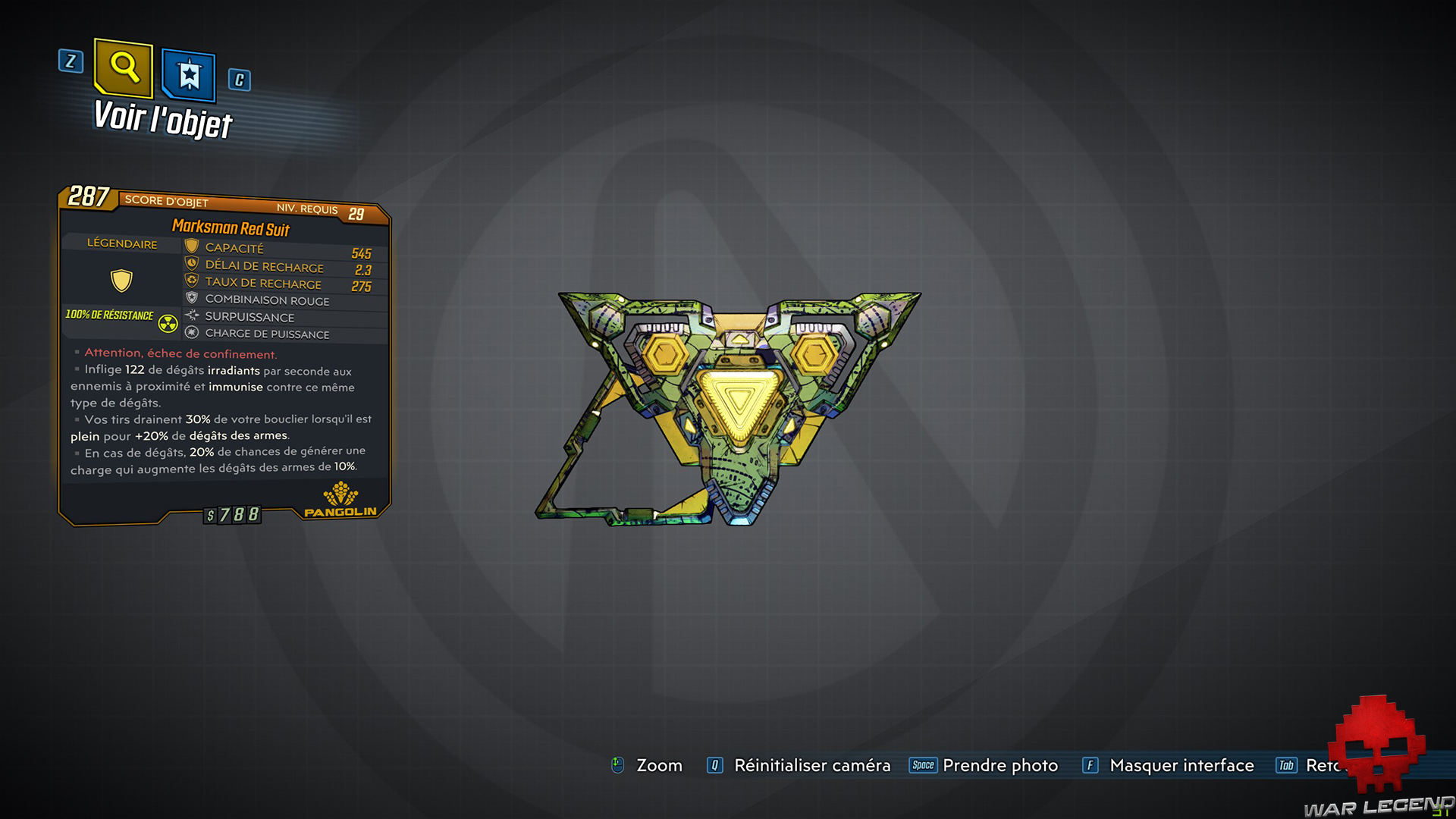 guide borderlands 3 légendaire