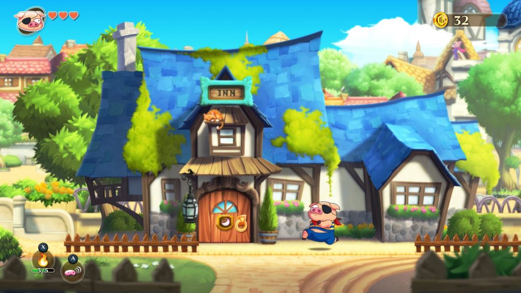 L'un des personnages jouables dans le monde coloré de Monster Boy