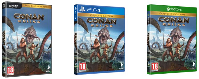 visuel version boîte conan exiles pc ps4 xb1