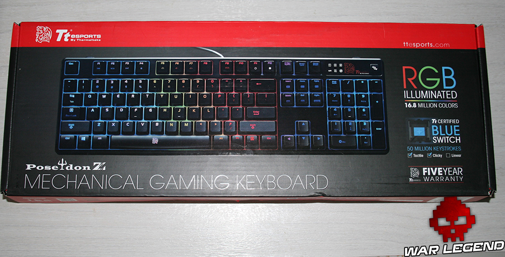 Test Tt eSPORTS Poseidon Z RVB (Blue Switch Edition)