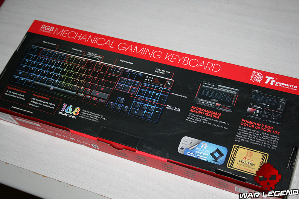 Test Tt eSPORTS Poseidon Z RVB (Blue Switch Edition)