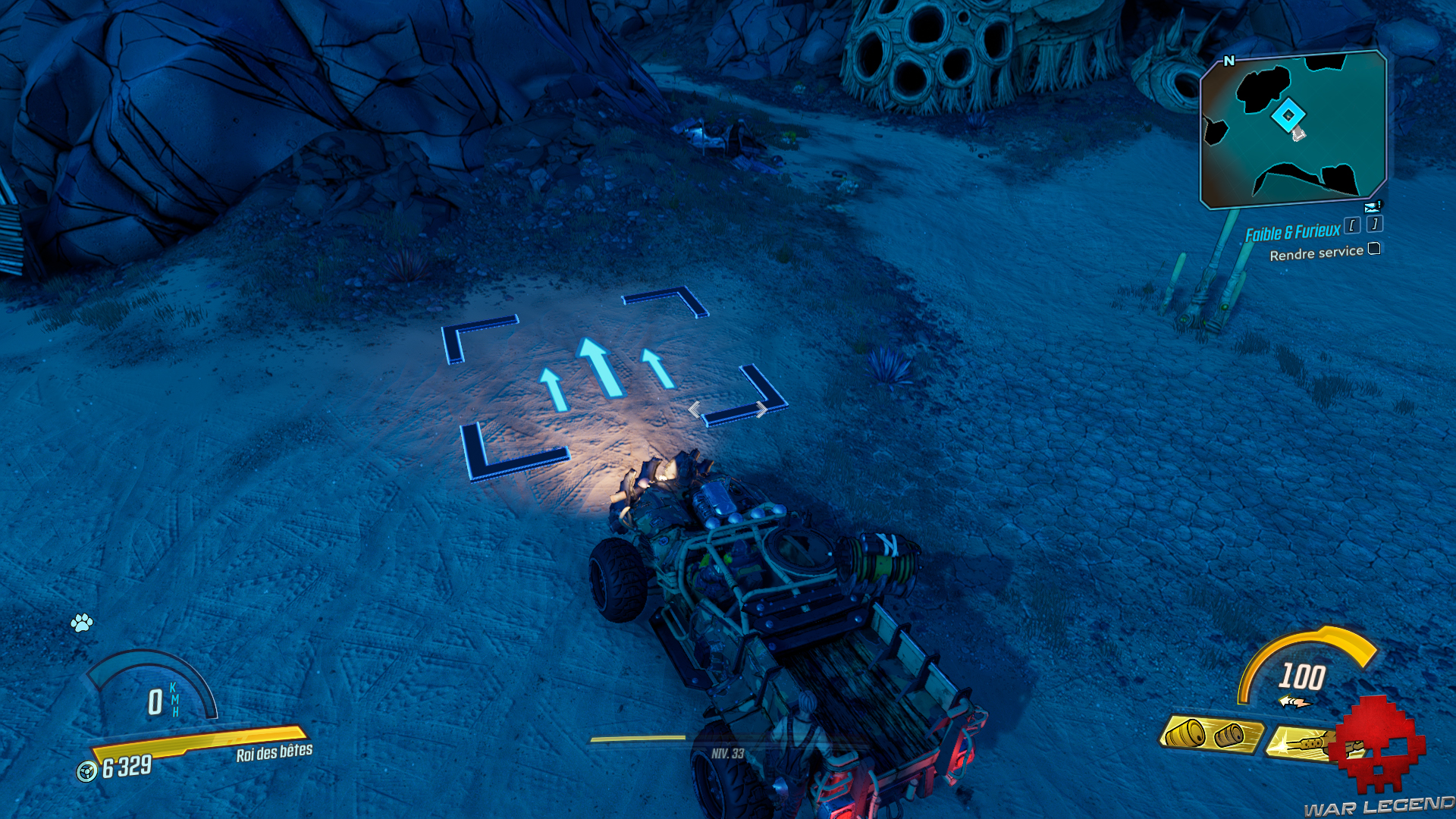 guide borderlands 3 faible furieux