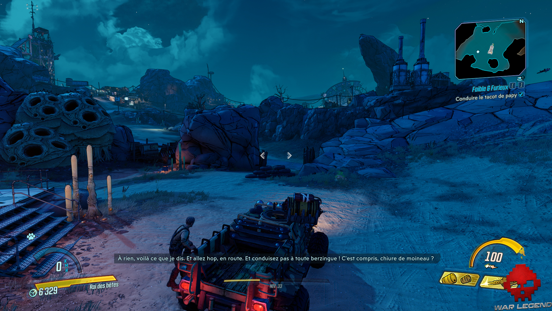 guide borderlands 3 faible furieux