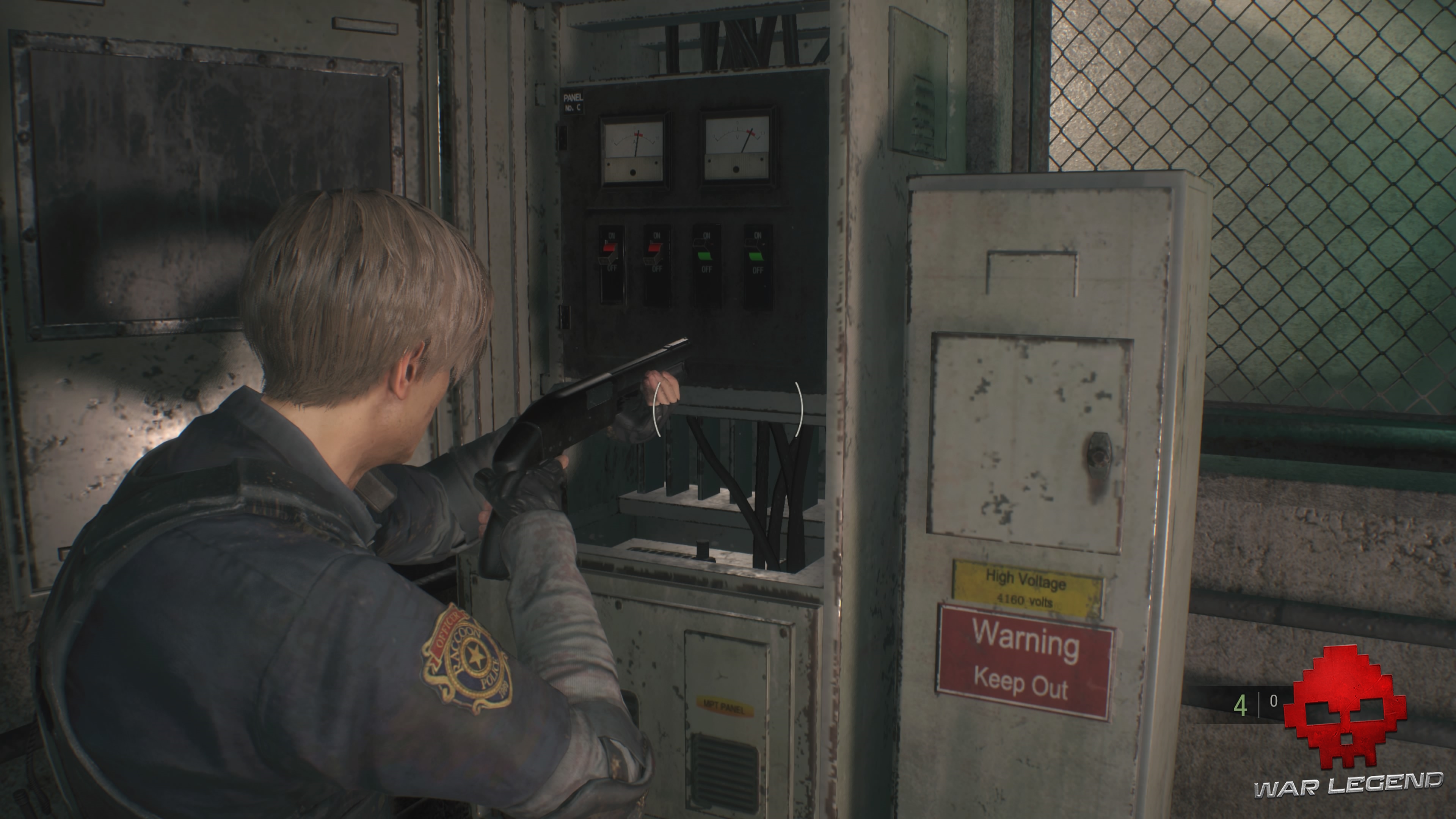 Soluce Resident Evil 2 – Guide des puzzles - Peanneau électrique sous-sol