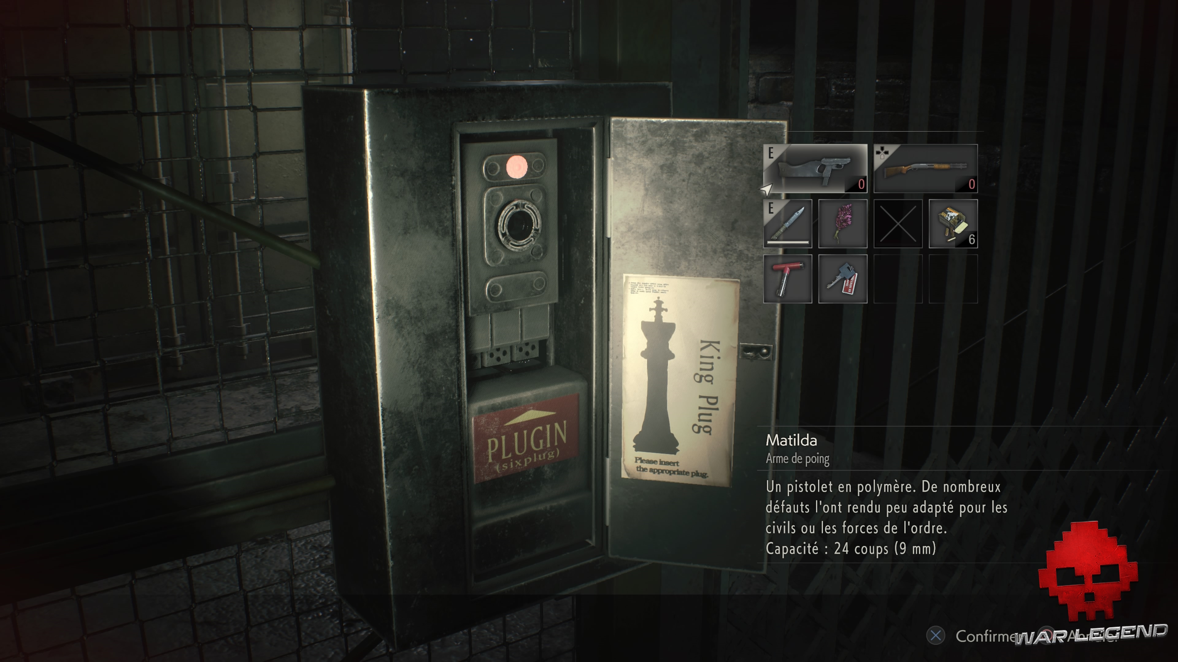 Soluce Resident Evil 2 – Guide des puzzles - Composant électronique du Roi