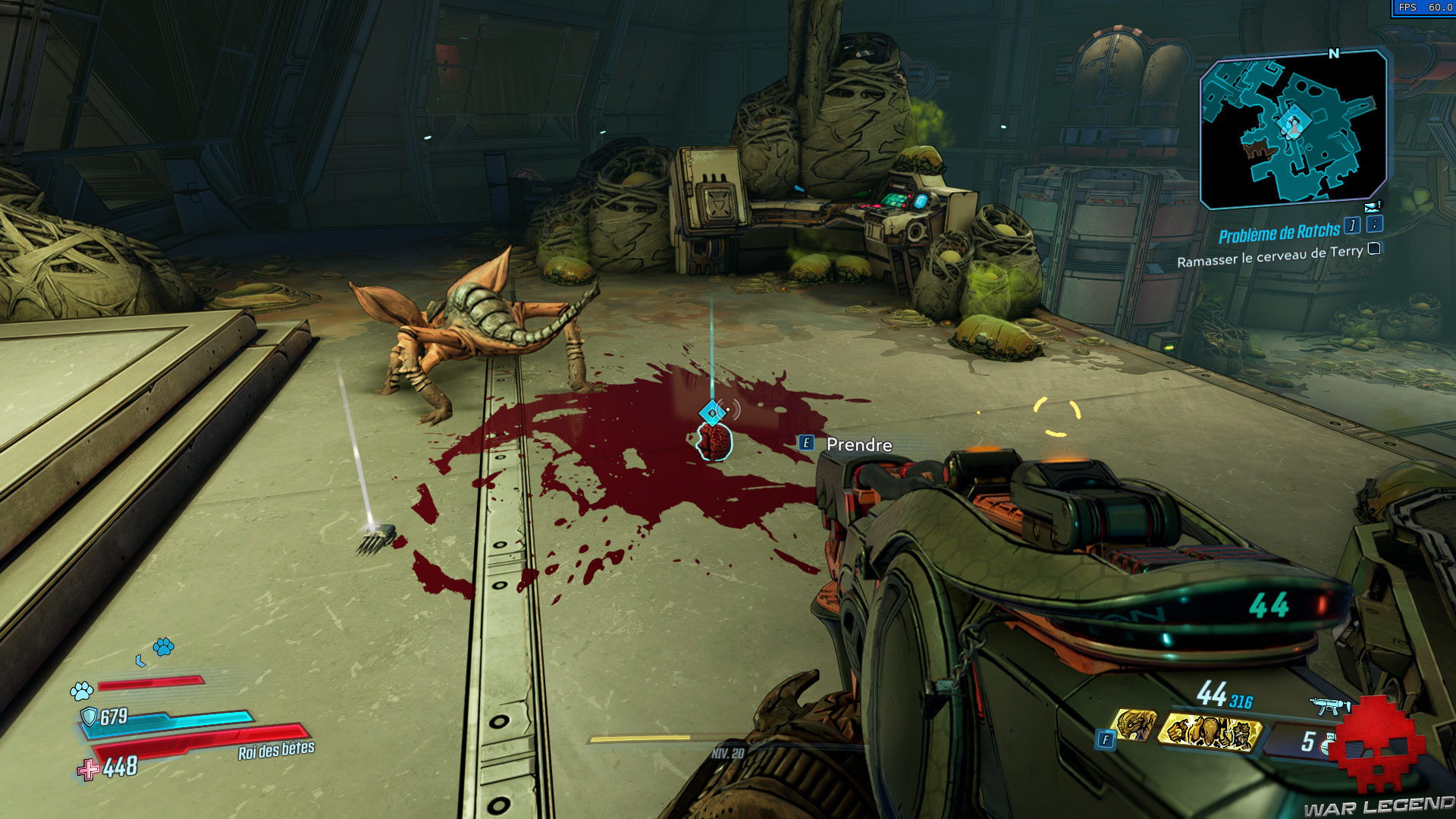 soluce borderlands 3 problème de rachts