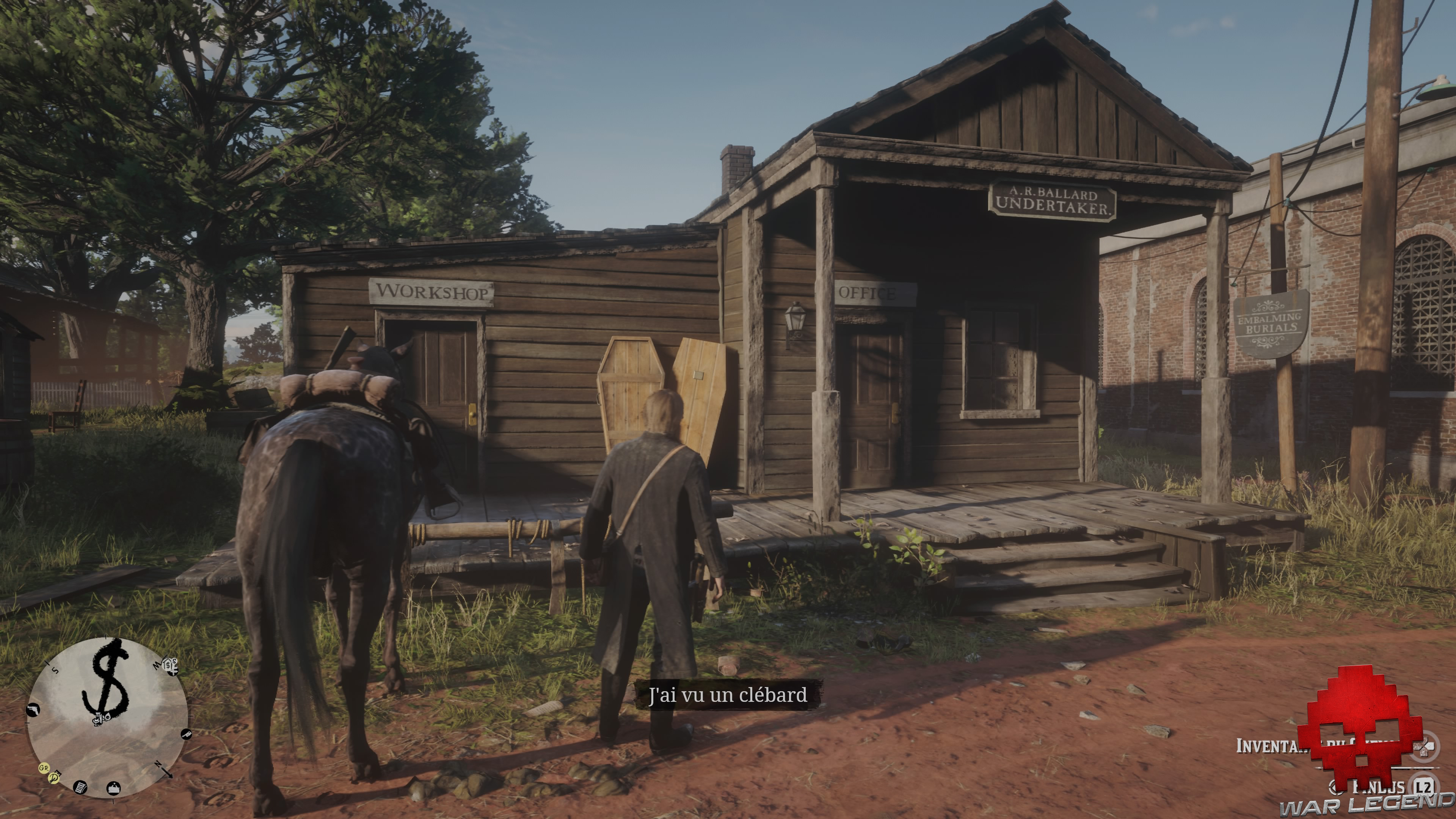 Vignette soluce red dead redemption 2 l'usure et autres péchés pompes funèbres