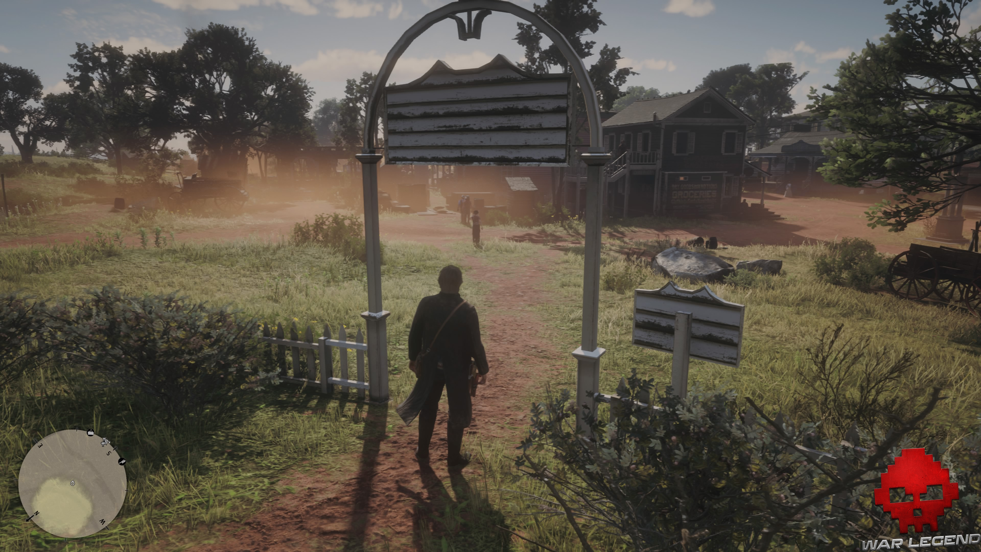 soluce red dead redemption 2 l'usure et autres péchés arthur garde l'entrée du cimetière de Rhodes