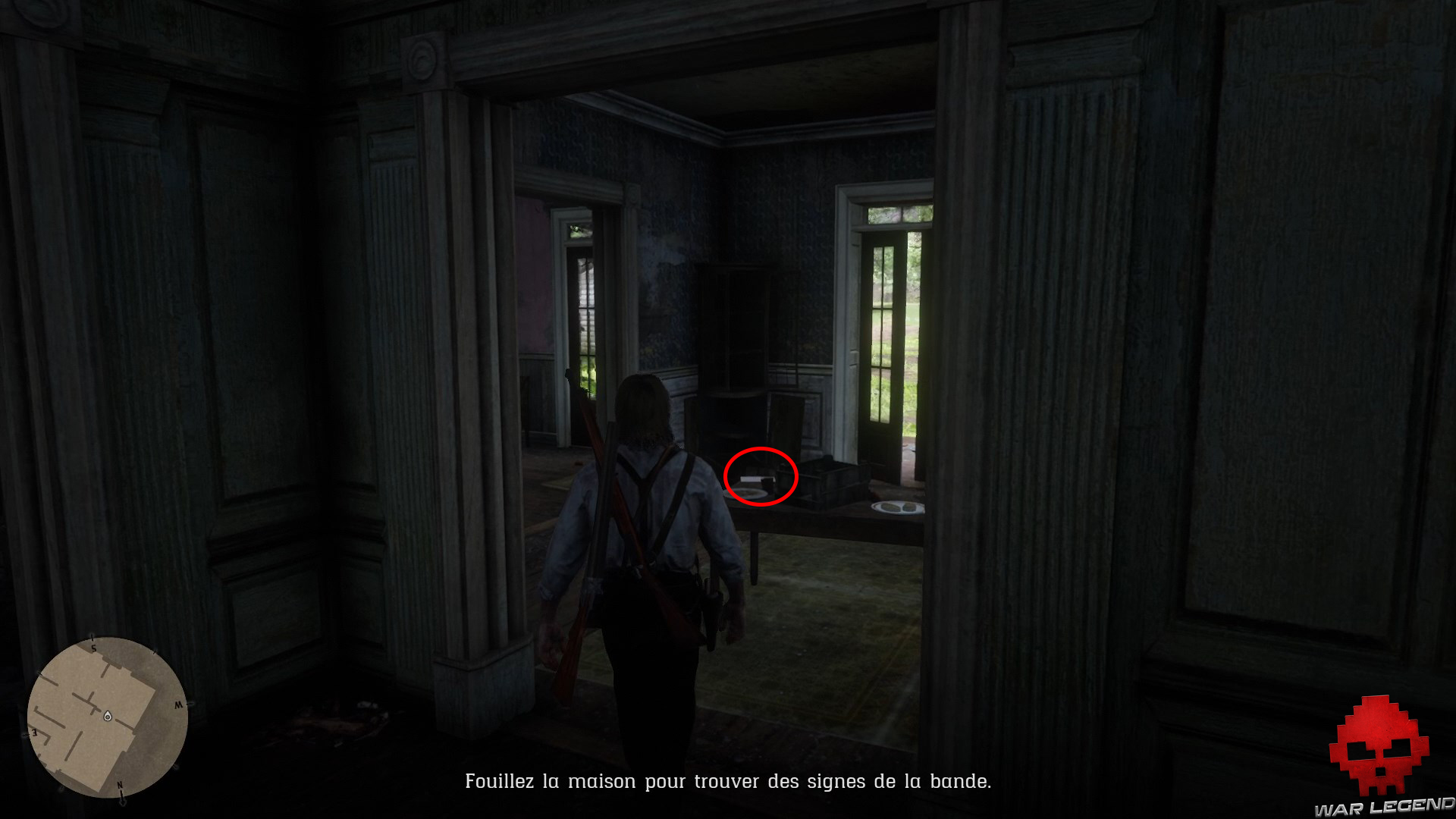 soluce red dead redemption 2 cher oncle tacitus lettre posée sur la table
