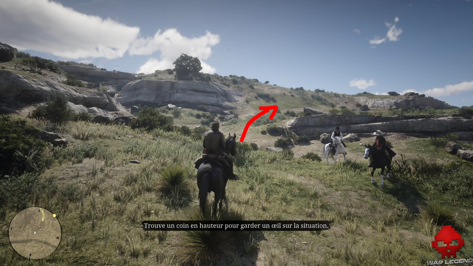 soluce red dead redemption 2 heureux les artisans de paix flèche chemin à emprunter